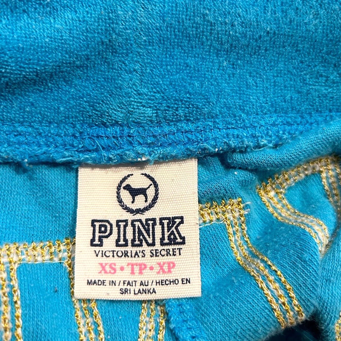 Victoria's Secret Victoria's Secret PINK Blue Women's XS Terry Cloth Loungewear Shorts Size 26" / US 2 / IT 38 - 5 Thumbnail