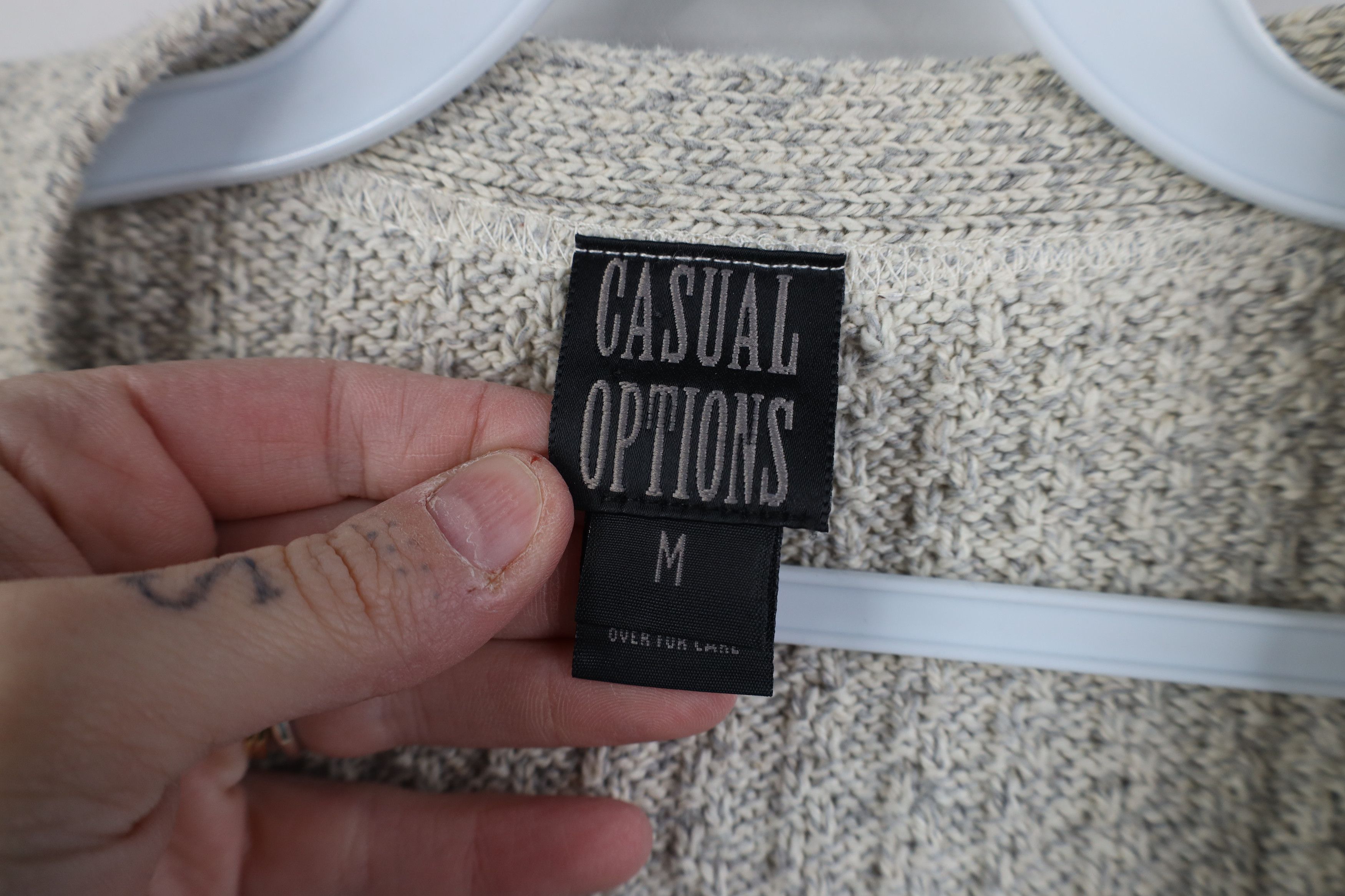 Vintage Vintage 90s Streetwear Cotton Ribbed Knit Sweater Vest USA Size US M / EU 48-50 / 2 - 7 Thumbnail