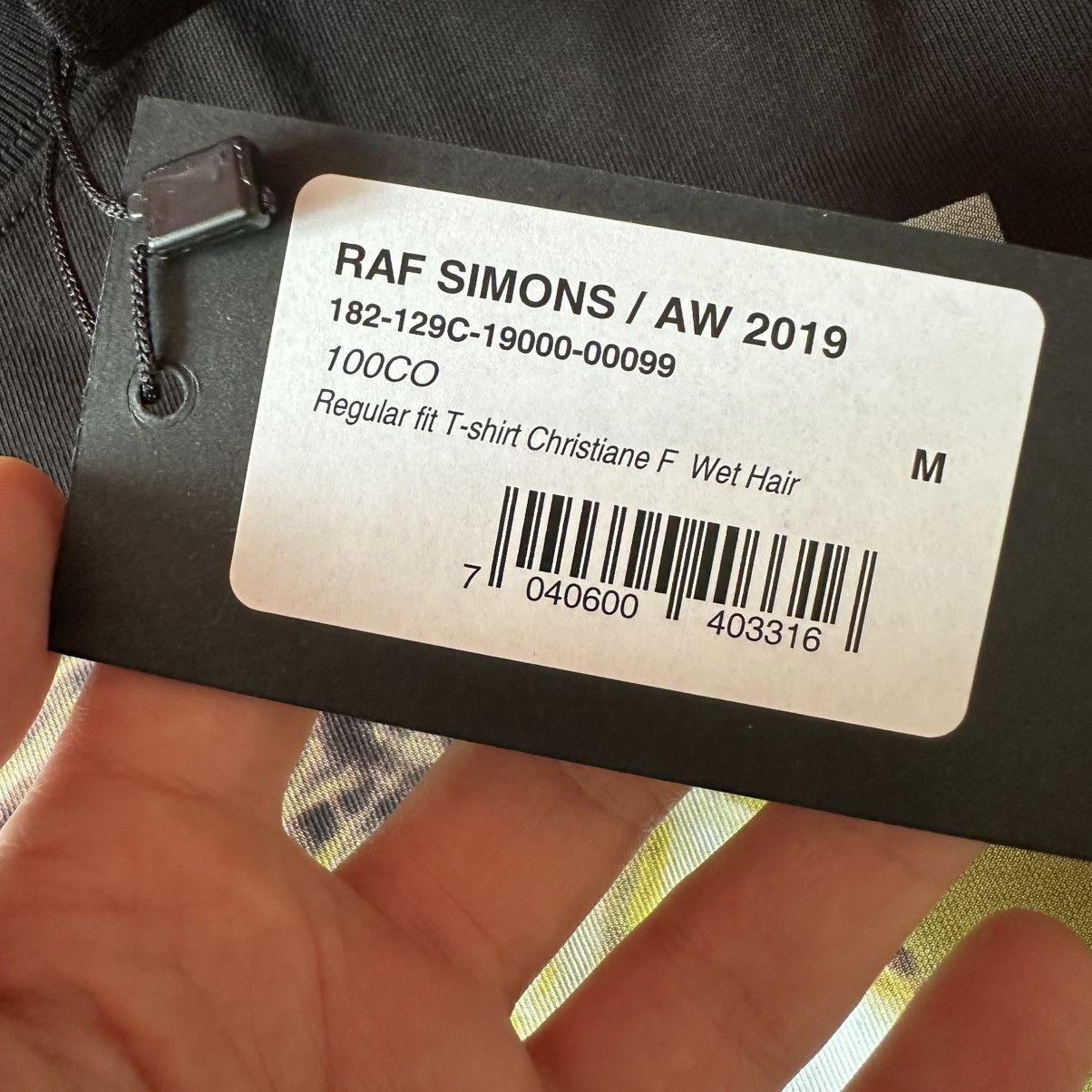 Raf Simons Raf Simons Christiane F. Wet Hair Tee Size US M / EU 48-50 / 2 - 4 Thumbnail