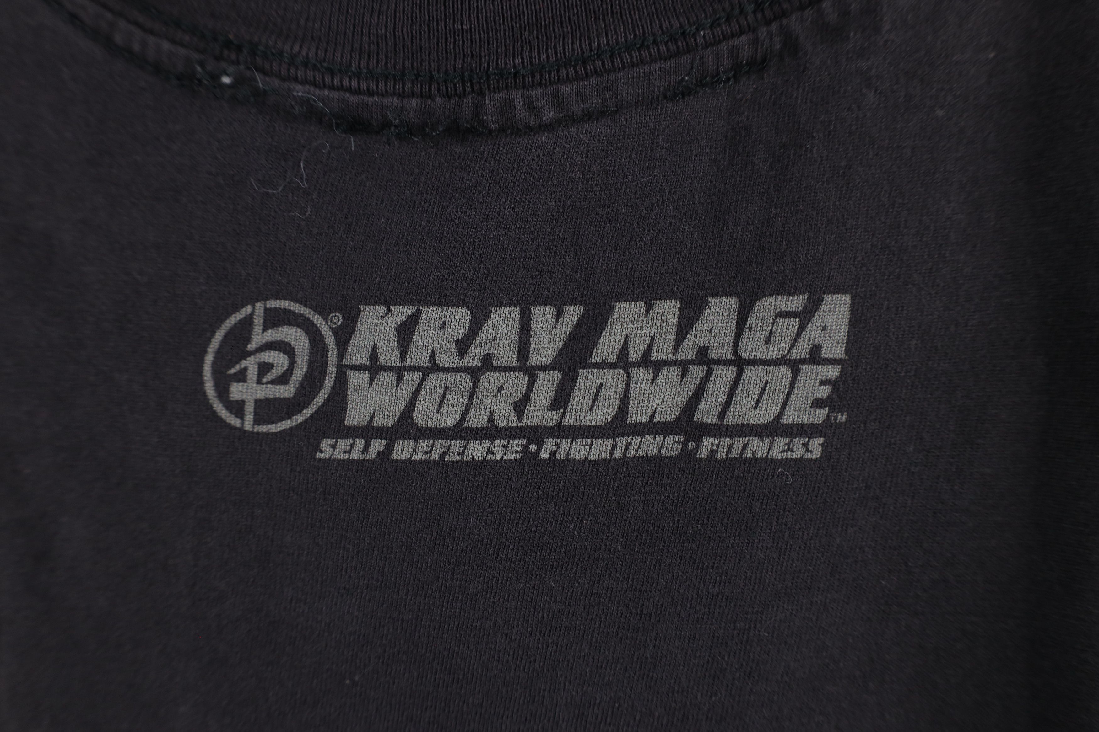 Vintage Vintage Self Defense Krav Maga Worldwide T-Shirt Black Size US S / EU 44-46 / 1 - 7 Thumbnail