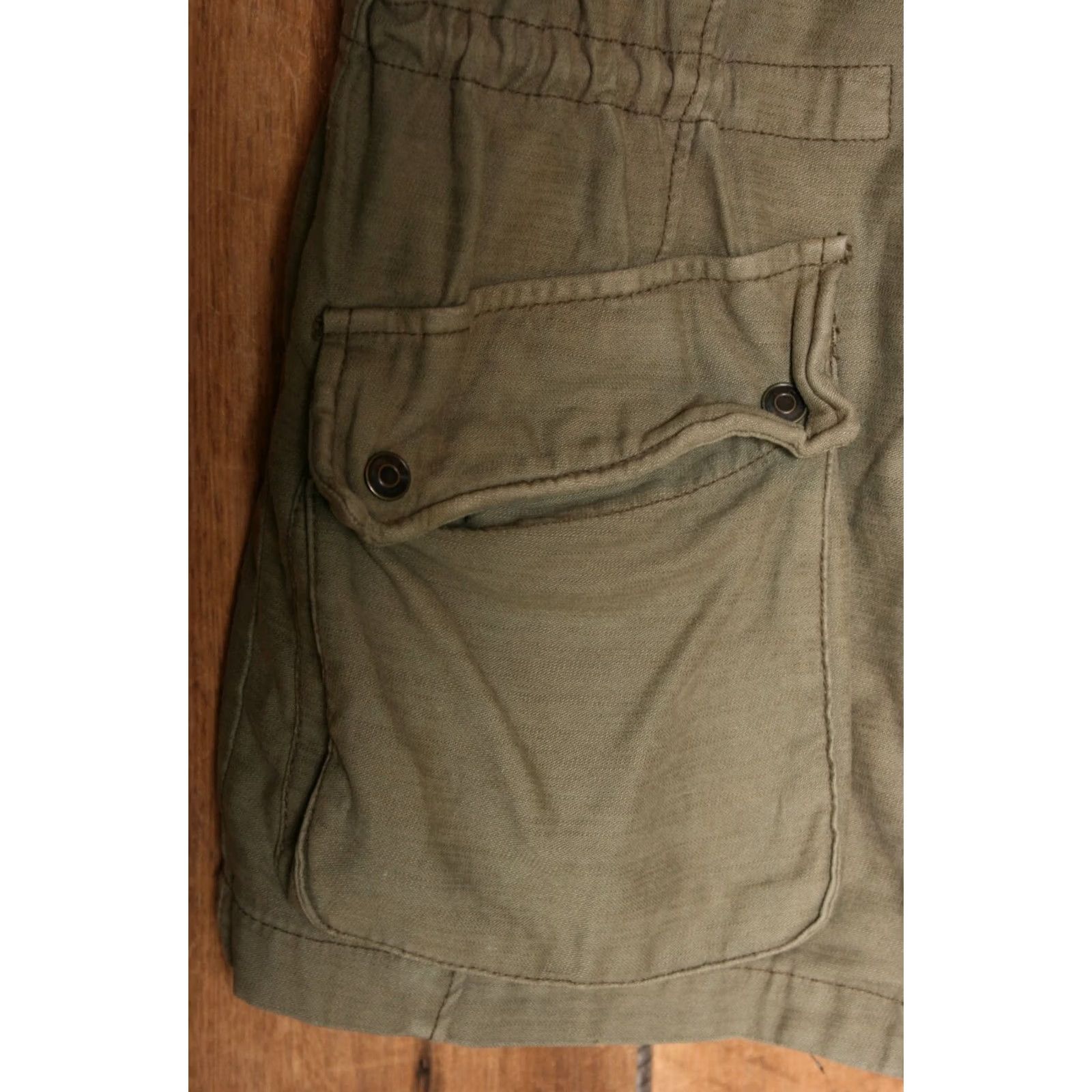 Free People FREE PEOPLE Olive Green Military Style Jacket Women's S (Missing Buttons) Size S / US 4 / IT 40 - 5 Thumbnail