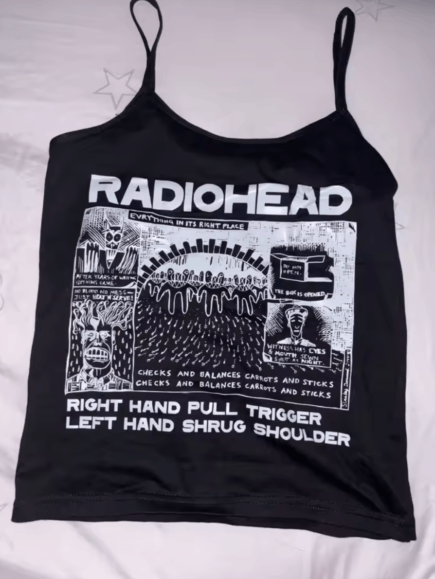 Cute Radiohead Cami Top