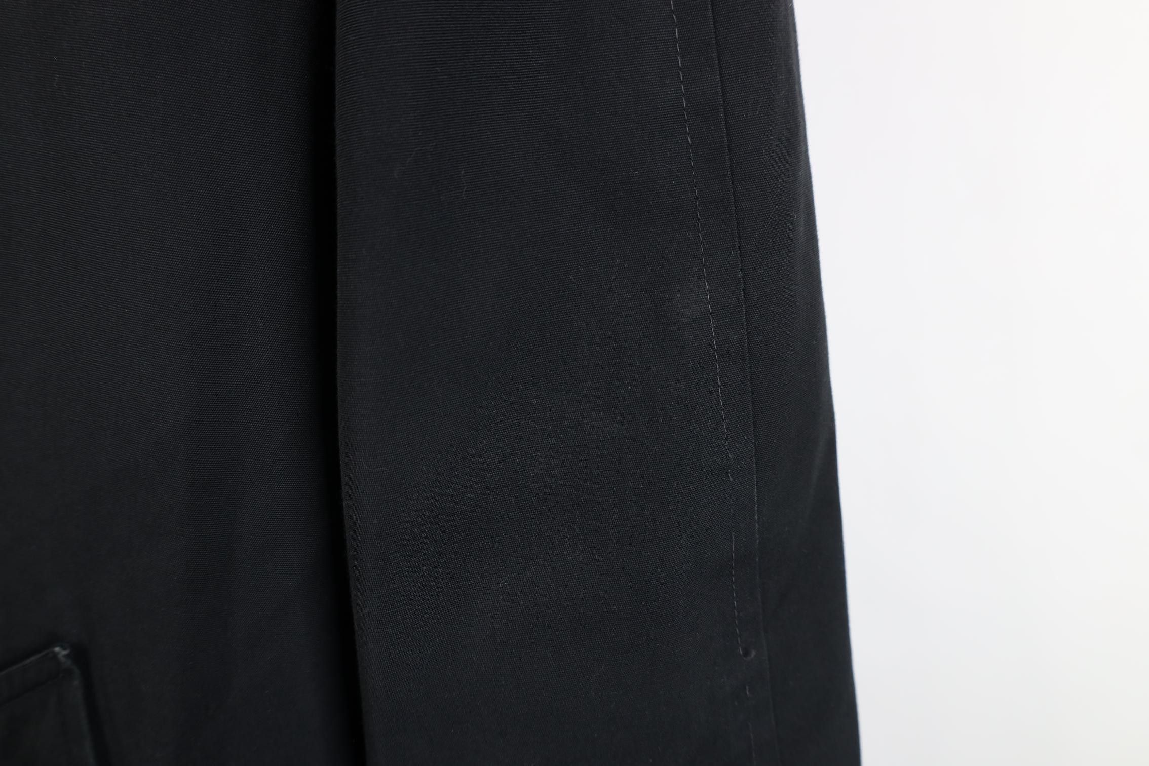 Vintage Vintage 50s 60s Lined Trench Coat Rain Jacket Black USA Size US L / EU 52-54 / 3 - 4 Thumbnail
