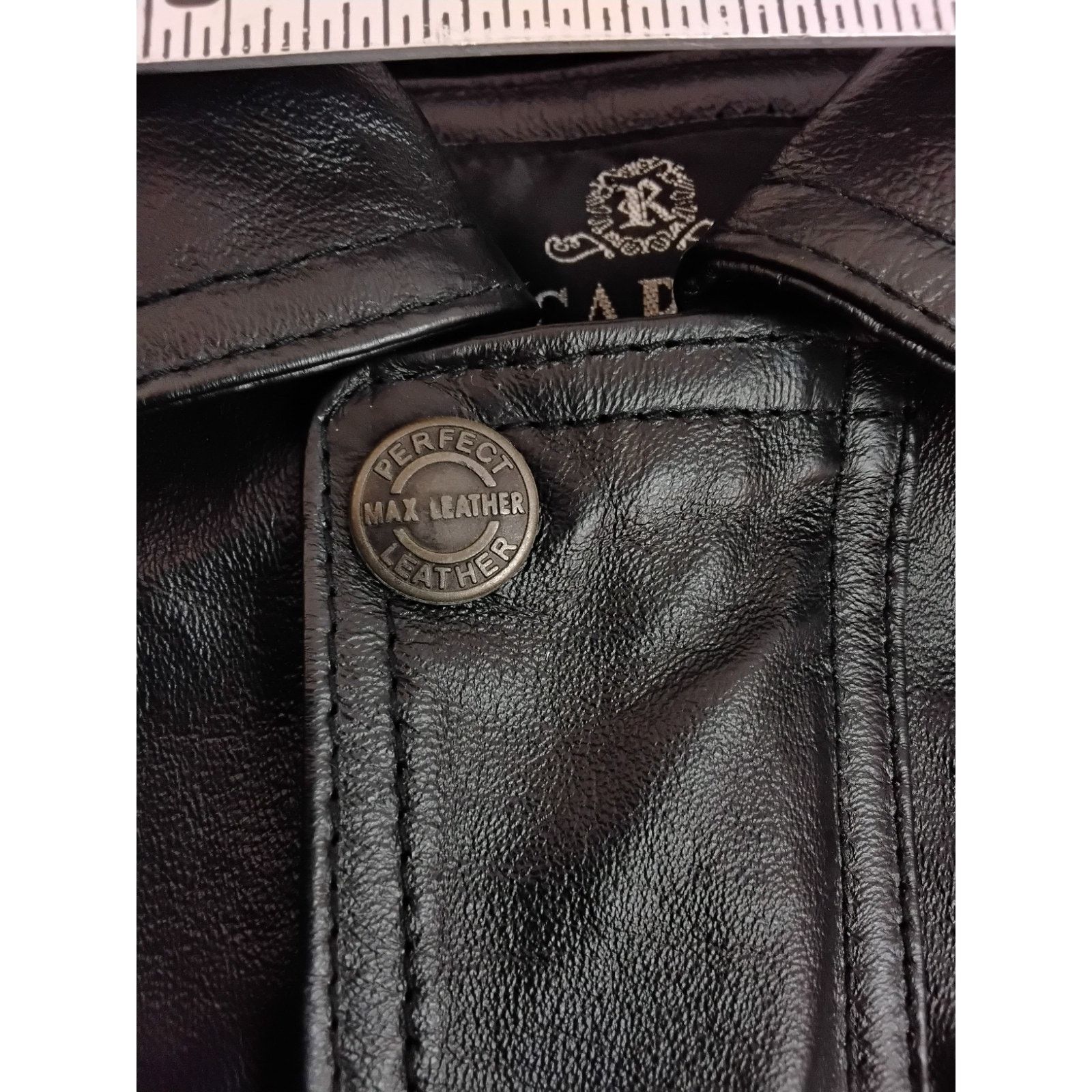 Oscar Piel Oscar Piel Leather Bomber Jacket Men M Black Removable Liner Size US M / EU 48-50 / 2 - 10 Thumbnail