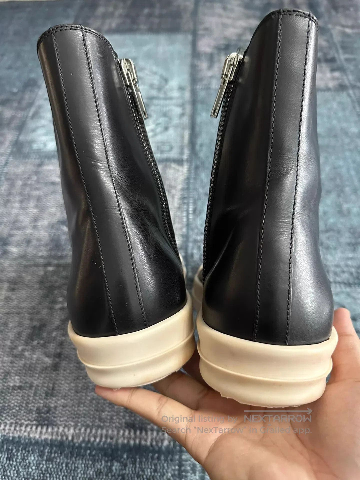 Rick Owens Black High. Size US 9 / EU 42 - 5 Thumbnail