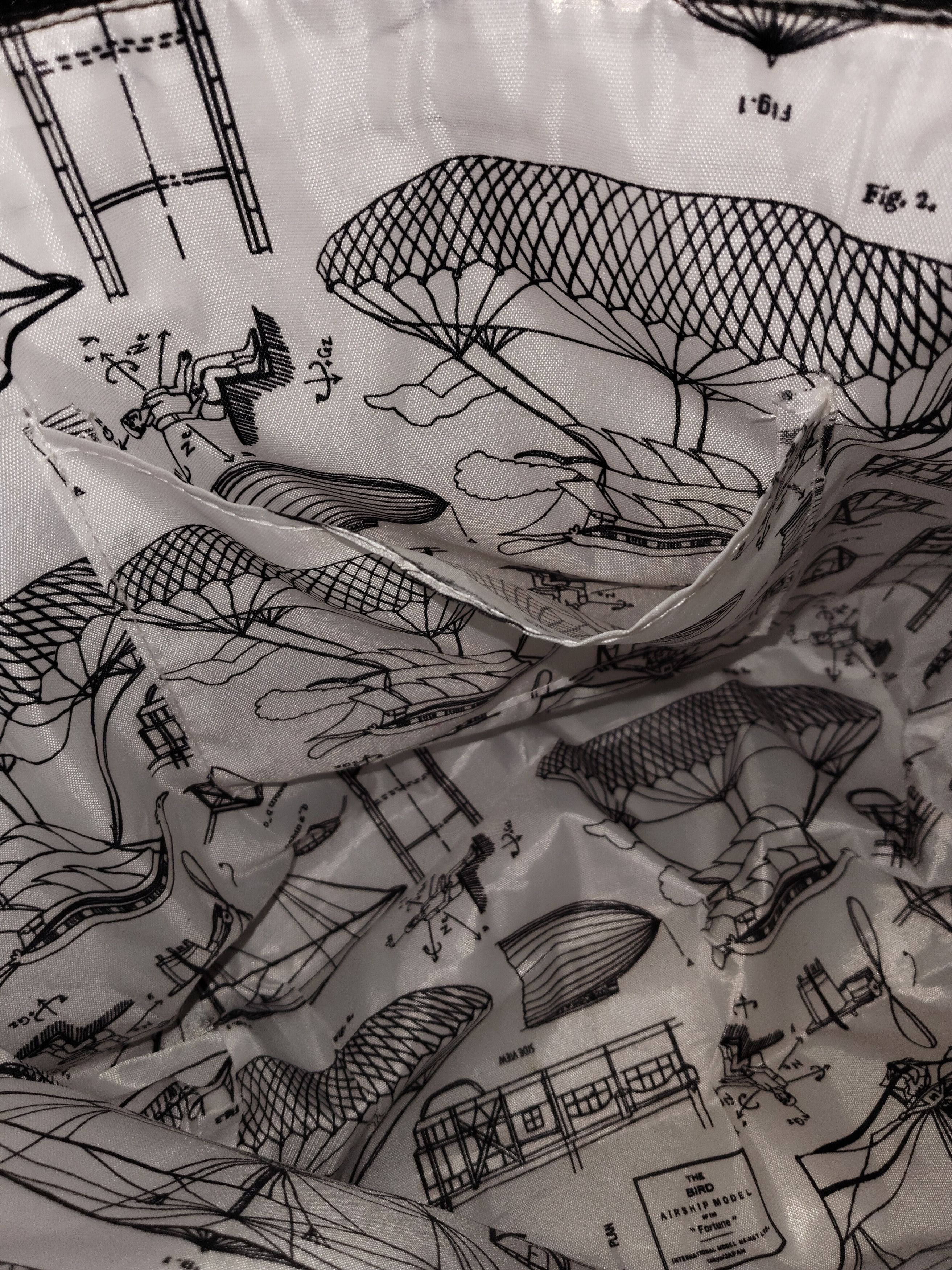 Ne-Net Ne-Net 'The Bird Airship Model' Tote Bag Size ONE SIZE - 7 Thumbnail