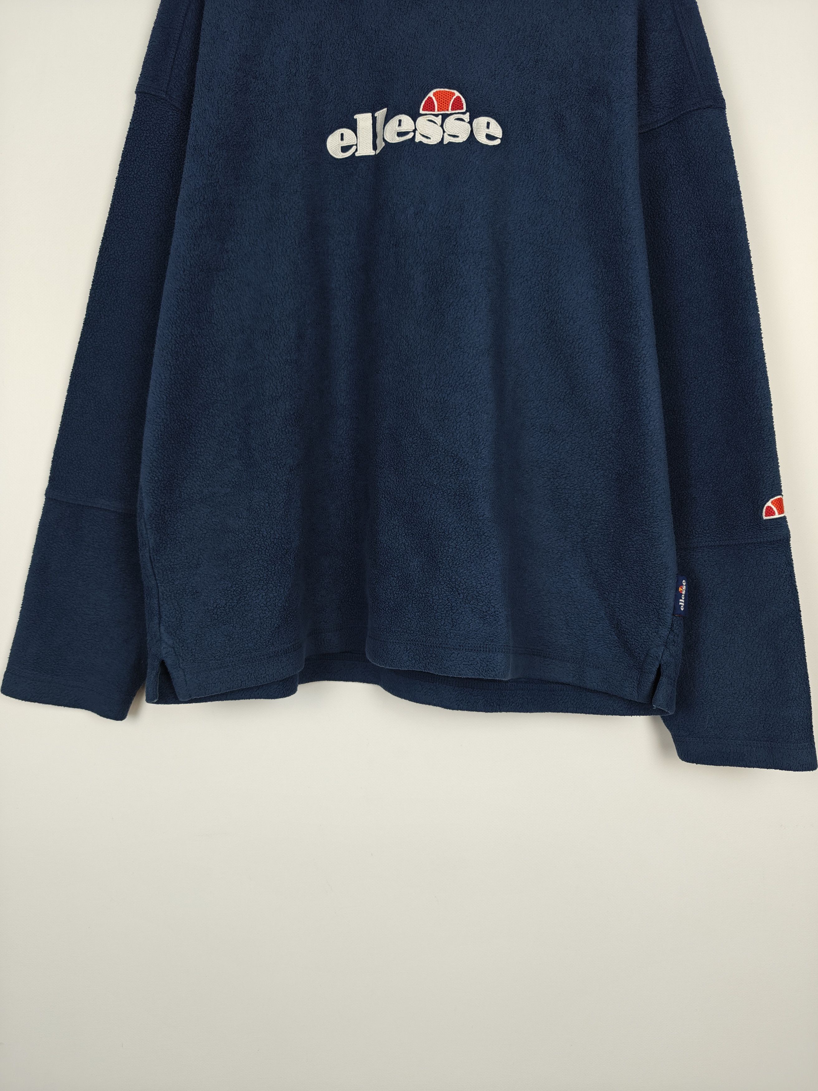 Ellesse Ellesse Fleece Sweatshirt Center Logo Pullover Blue size L Size US L / EU 52-54 / 3 - 3 Thumbnail