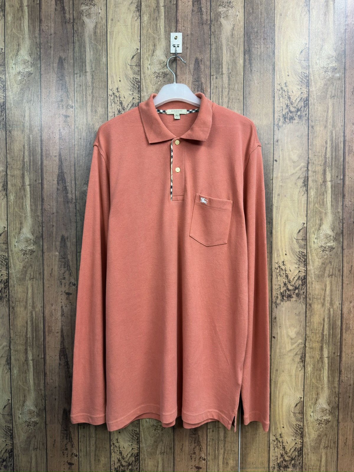 Burberry Burberry London Novacheck Longsleeve Polo Shirt A258 Size US S / EU 44-46 / 1 - 1 Thumbnail