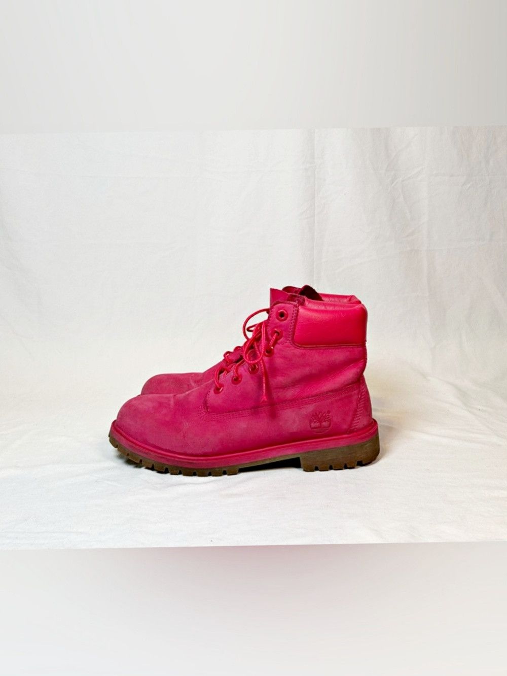 Timberland Timberland Pink Nubuck Premium 6-Inch Waterproof Boots~7~ Size US 7 / IT 37 - 4 Thumbnail