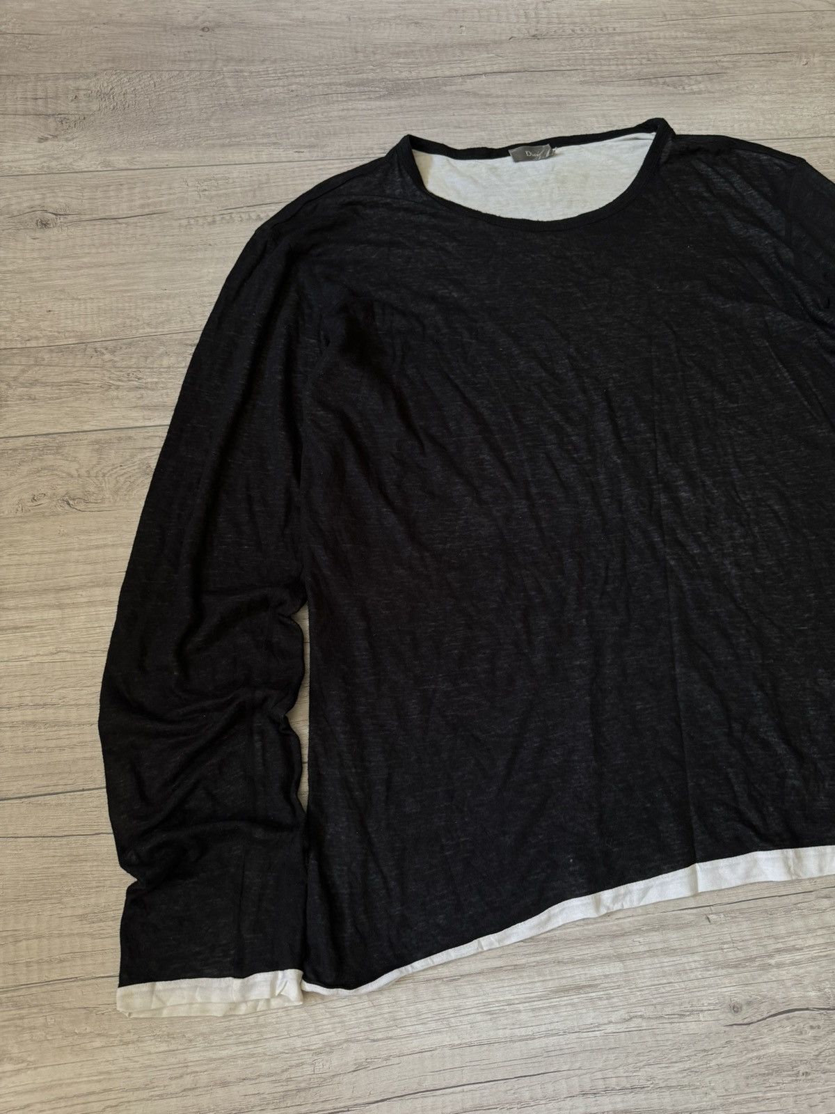 Dior 2000 S/S Dior Homme Layered Sheer Longsleeve — Hedi Slimane Size US L / EU 52-54 / 3 - 3 Thumbnail