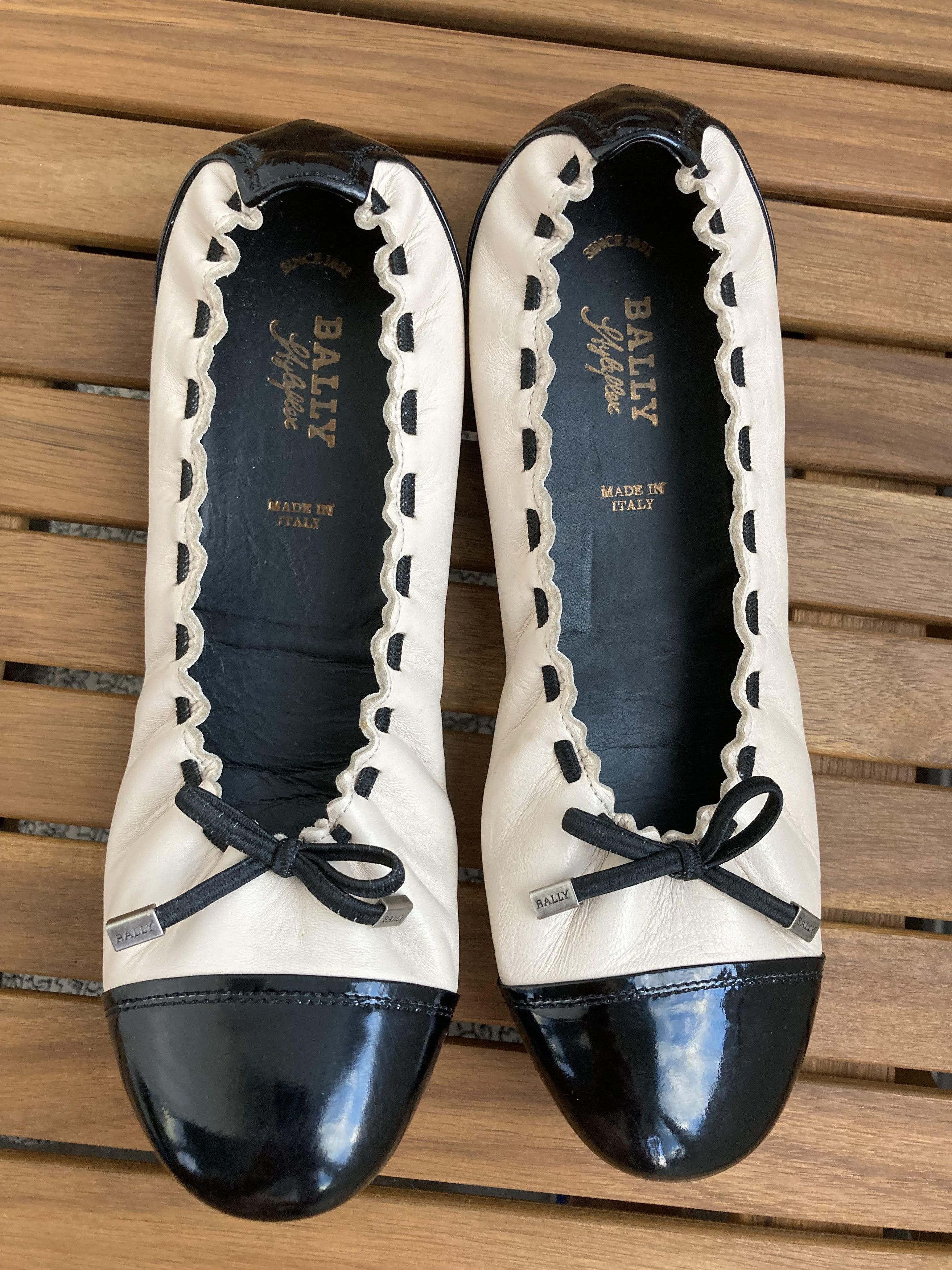 Bally BALLY Style Flex Leather Ballet Flats "Sayana" Size US 7.5 / IT 37.5 - 1 Thumbnail