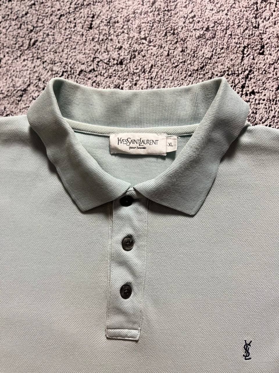 Vintage × Yves Saint Laurent Yves Saint Laurent Men's T-Shirt Polo Size XL Size US XL / EU 56 / 4 - 5 Thumbnail