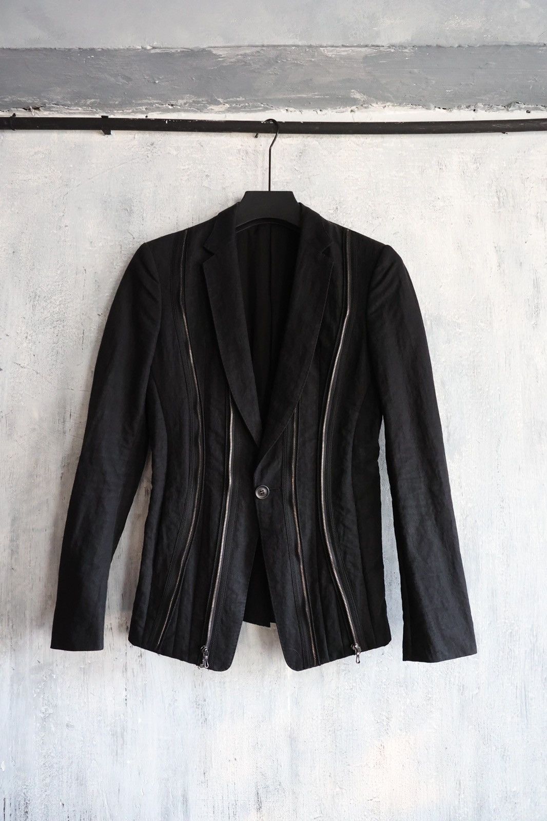 JULIUS 21AW EMBROIDERED BLAZER JACKET Julius Julius zip up