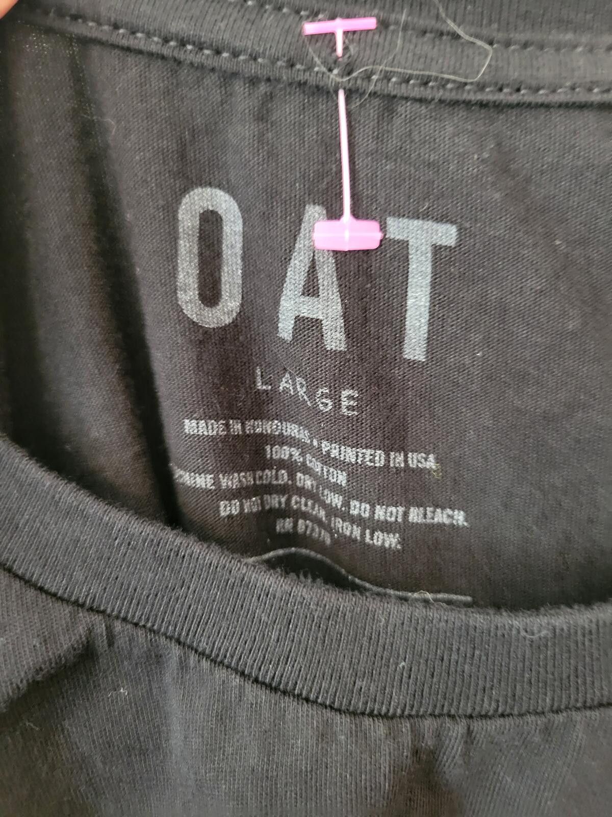 Miller's Oath OAT Tailgate Club Black Cotton T-Shirt Large Size US L / EU 52-54 / 3 - 2 Thumbnail
