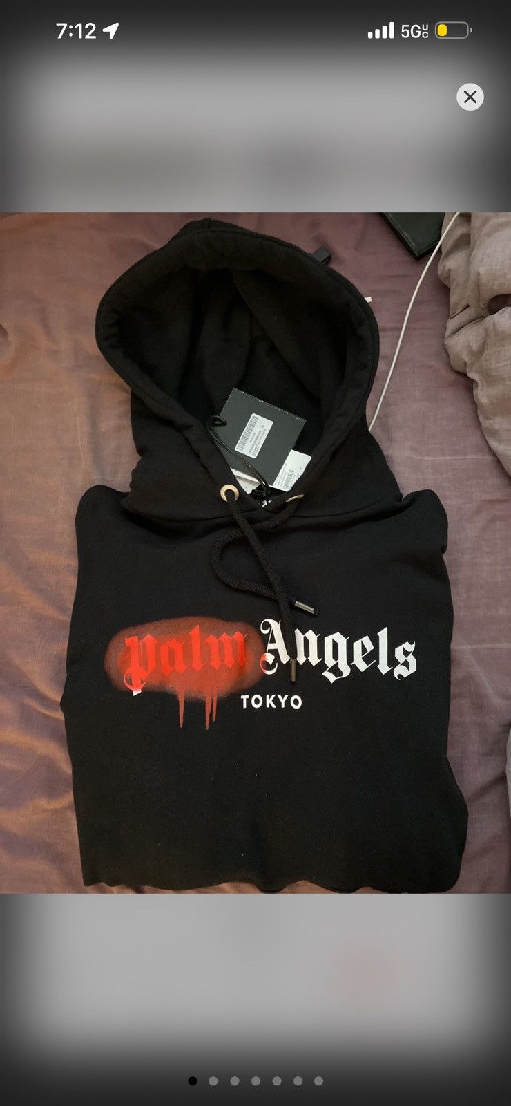 Palm Angels Black palm angles spray hoodie Size US XL / EU 56 / 4 - 1 Thumbnail