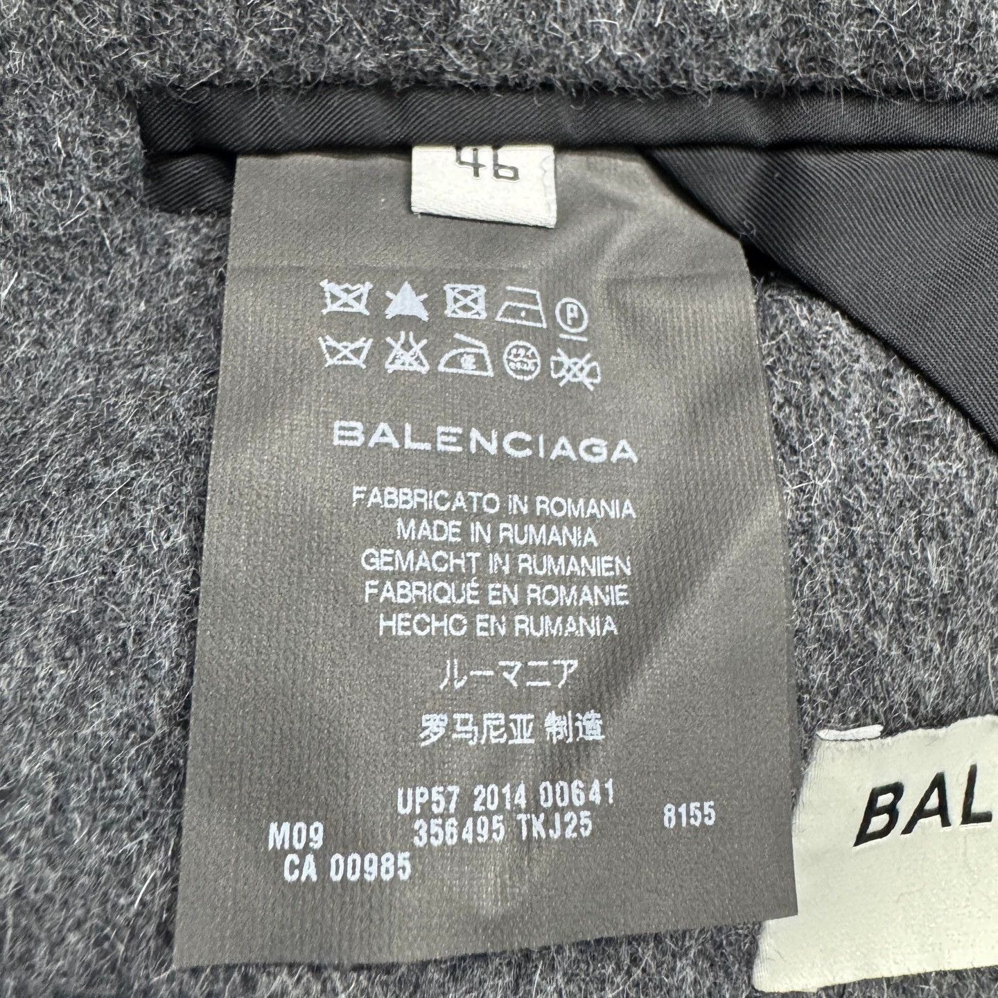 Balenciaga Balenciaga color blocked wool coat size 46 Size US S / EU 44-46 / 1 - 3 Thumbnail