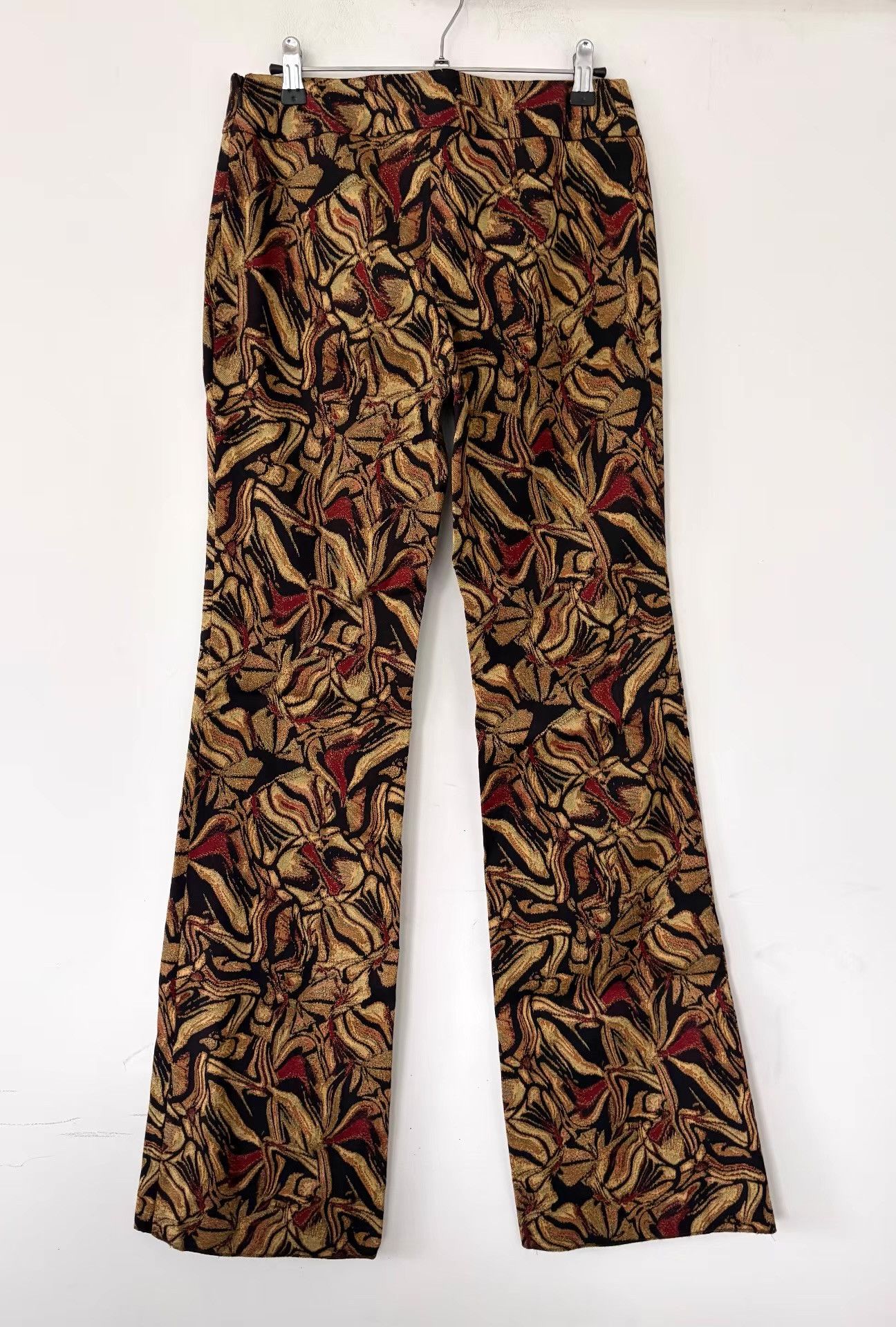 Versace Jeans Couture Versace Jeans Couture Women's Jacquard Flared Trousers Ｑ21 Size 40" / US 18 - 2 Thumbnail
