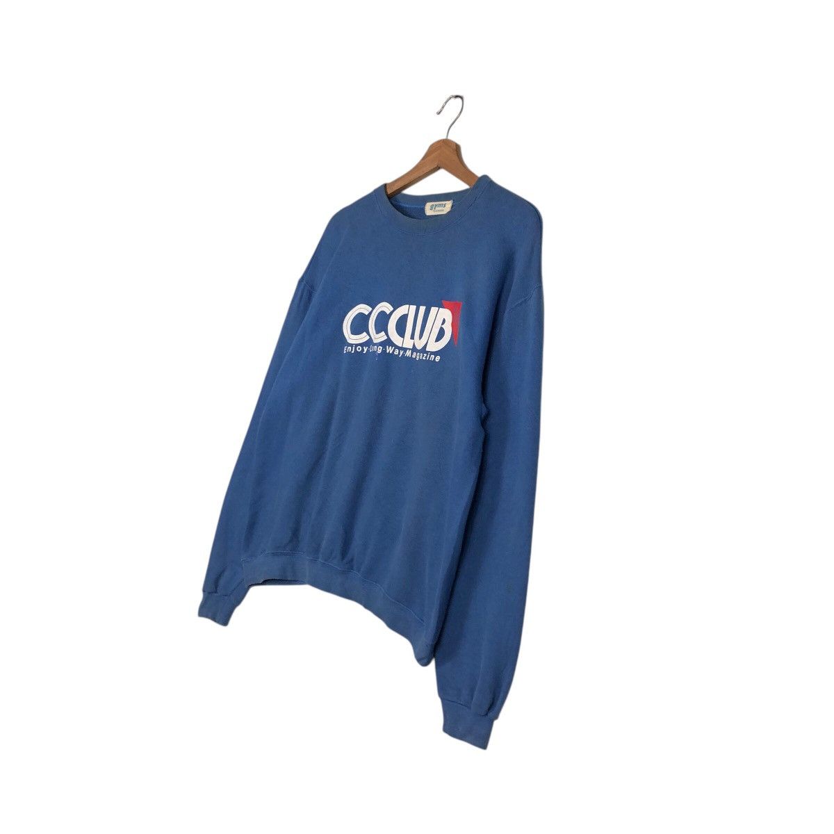 Japanese Brand 📌Vintage Sweatshirt Crewneck Gyms Big Logo Spell Out Size US M / EU 48-50 / 2 - 3 Thumbnail