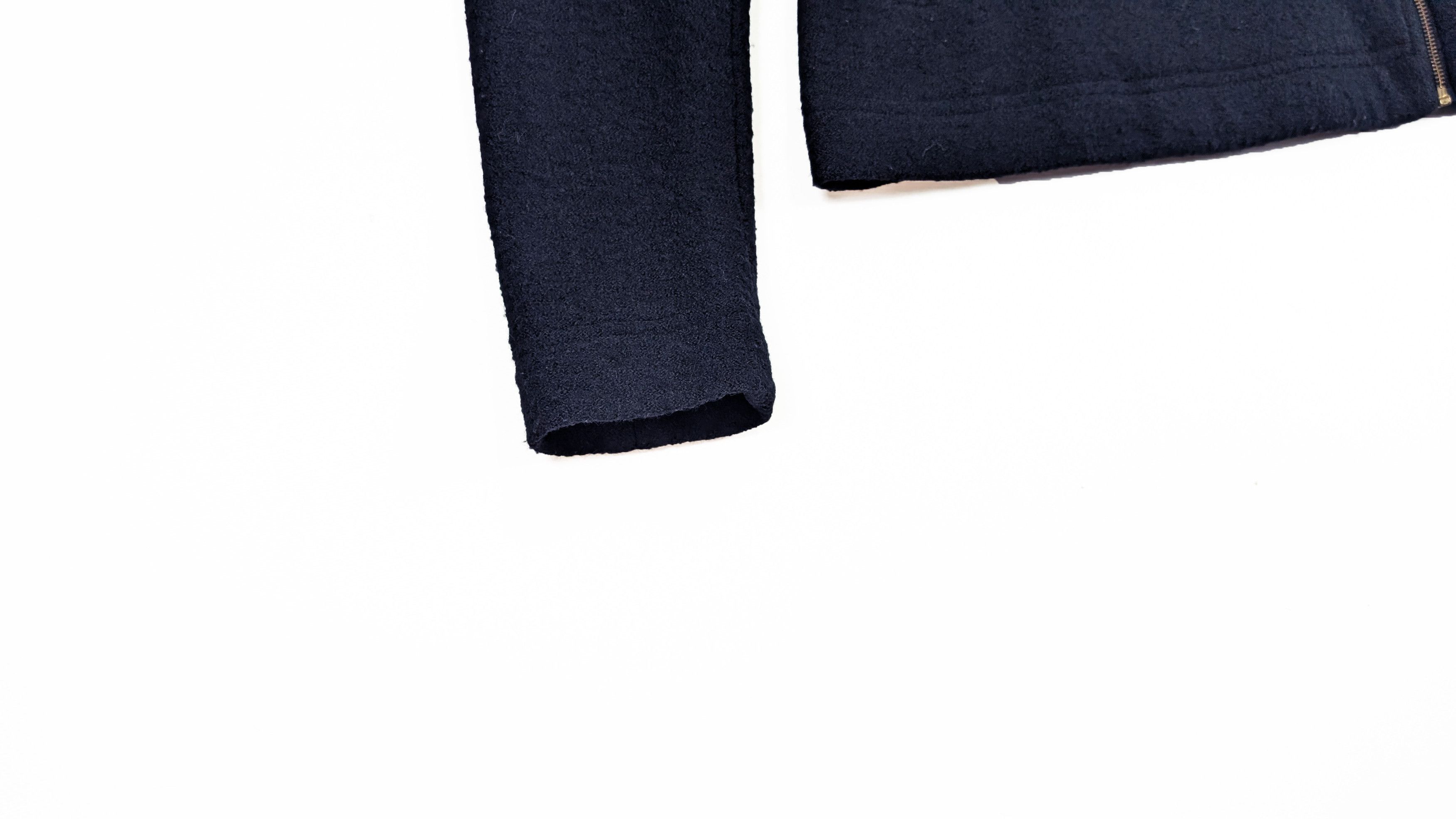 Other TOAST Navy Wool Viscose Biker Jacket Coat Asymmetric Zip Size M / US 6-8 / IT 42-44 - 4 Thumbnail