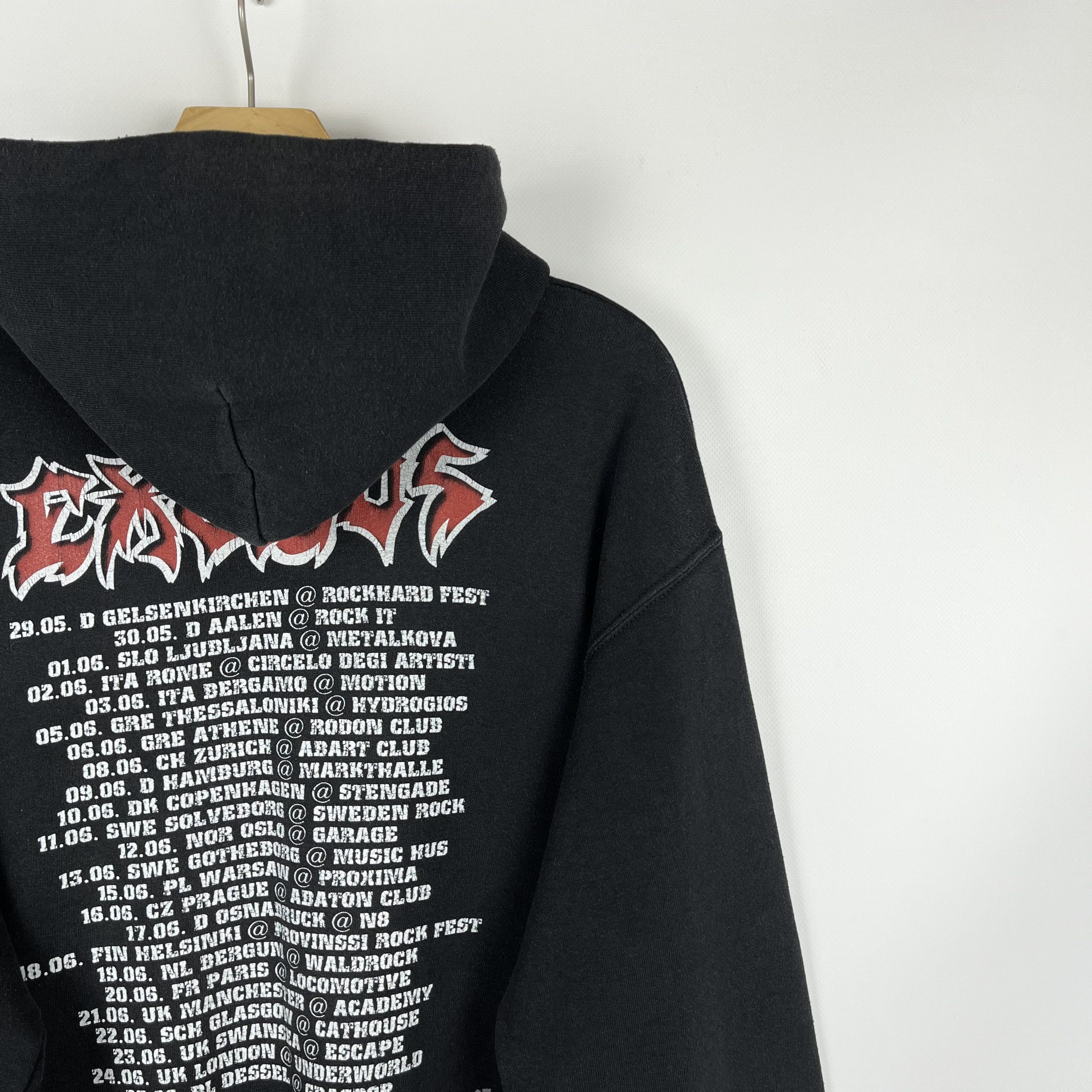 Band Tees Vintage Exodus Thrash Metal Band Hoodie 2004 Size US M / EU 48-50 / 2 - 15 Thumbnail