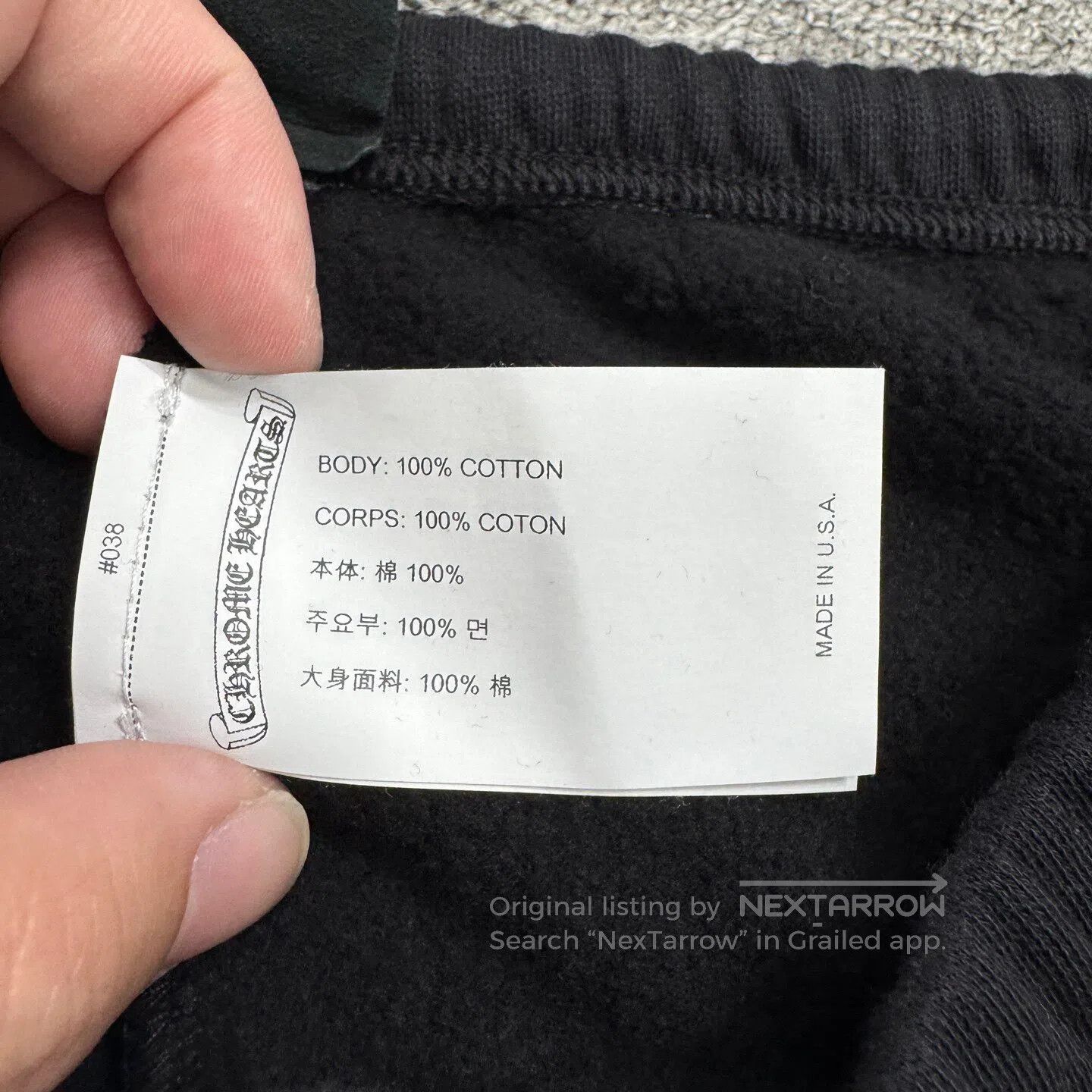 Chrome Hearts CHROME HEARTS sizes Embroidered Sanskrit cross pattern casu Size US 28 / EU 44 - 5 Thumbnail
