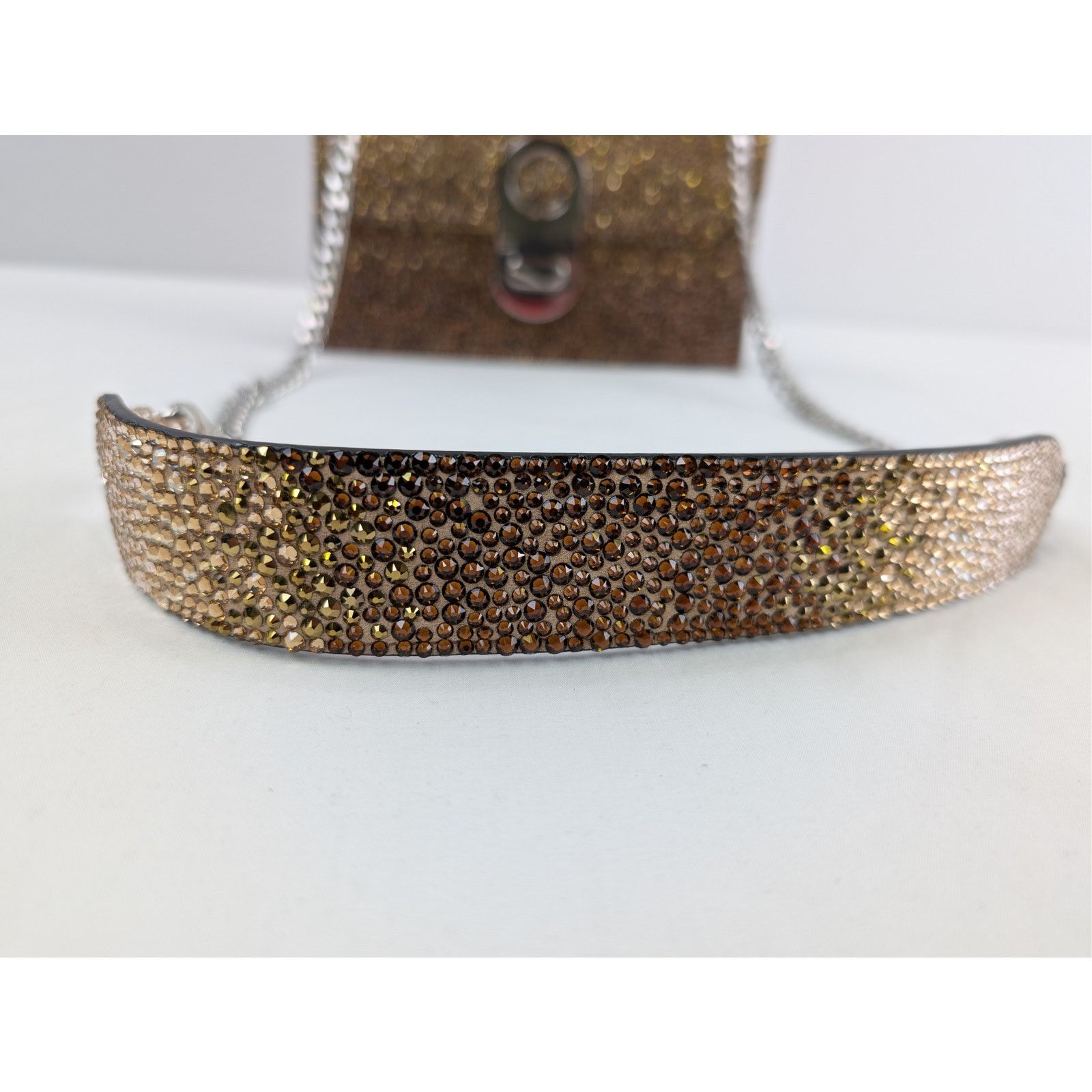 Christian Louboutin o1rshd1 Size: OS / Elisa Small VV/Strass Degrade Bag in Nude Size ONE SIZE - 2 Thumbnail