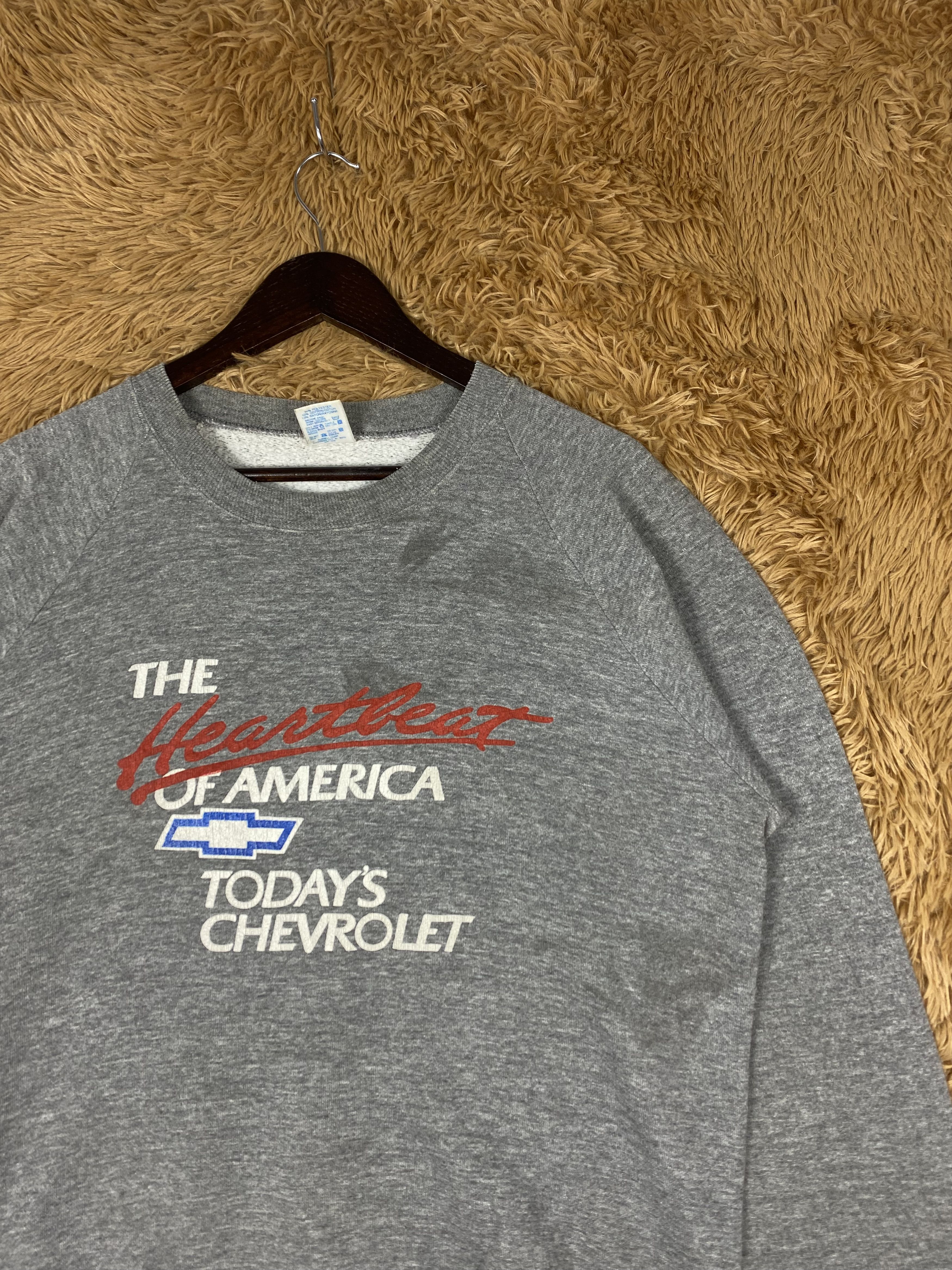 Jerzees Vintage Chevrolet Jerzees Sweatshirts DJ1084 Size US L / EU 52-54 / 3 - 3 Thumbnail