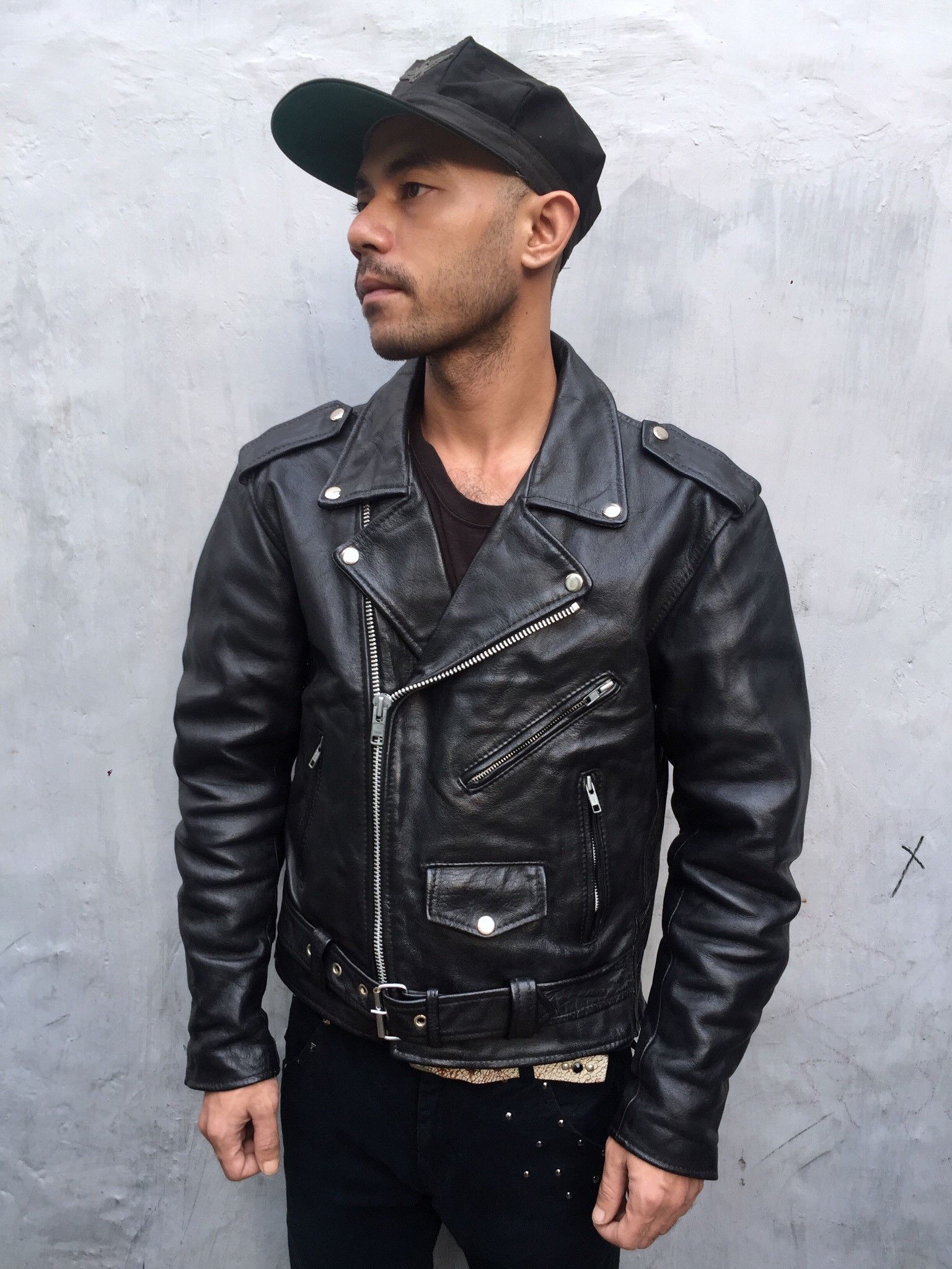 Aero Leathers Aero Horsehide Rider Ramones Jacket | Grailed