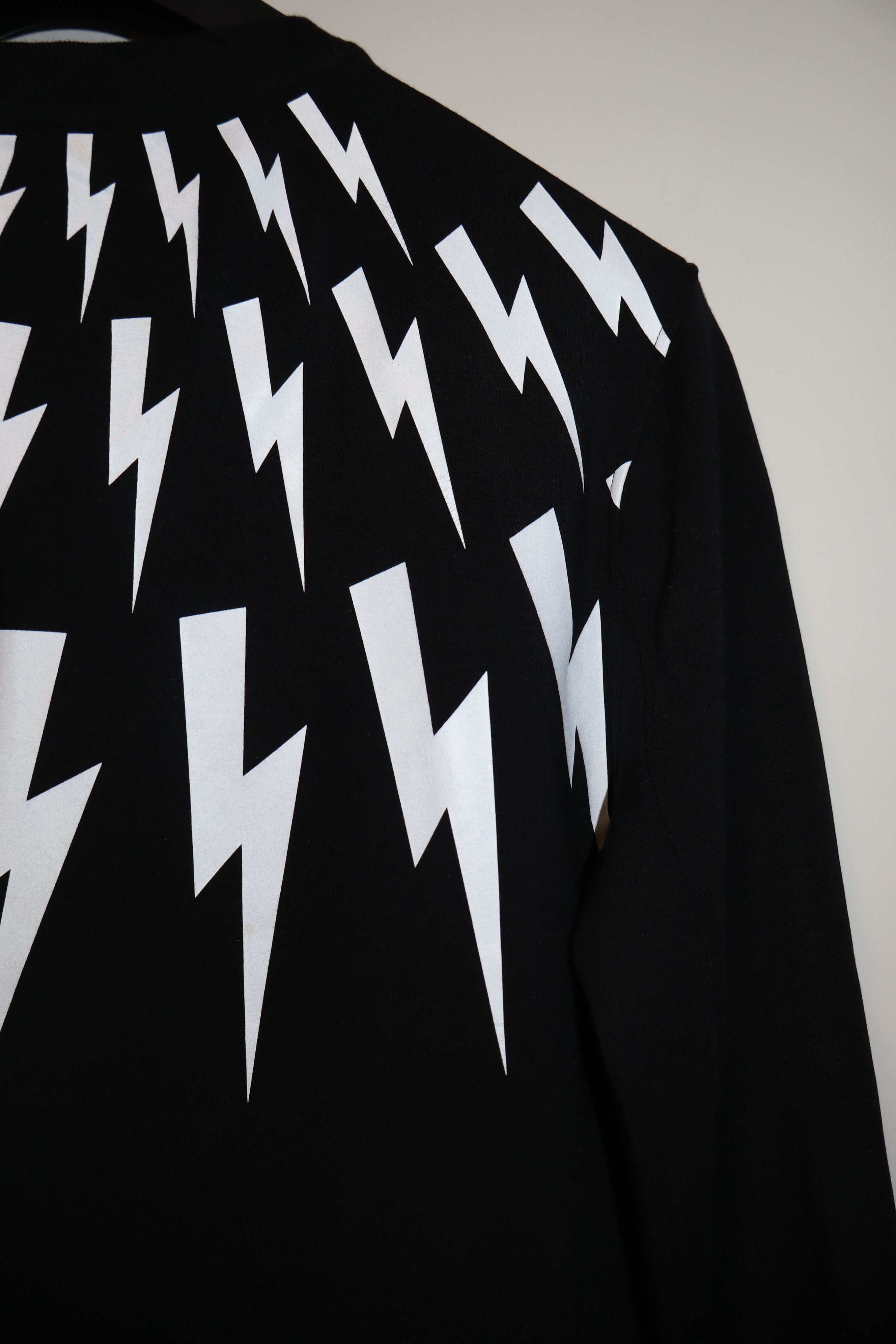Neil Barrett Lightning bolt print sweatshirt Size US M / EU 48-50 / 2 - 8 Thumbnail