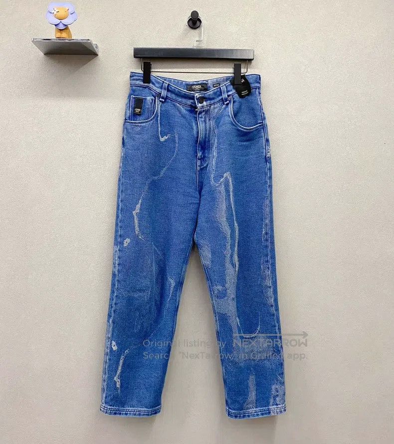 Fendi Fendi Blue Denim Set Size 46L - 4 Thumbnail