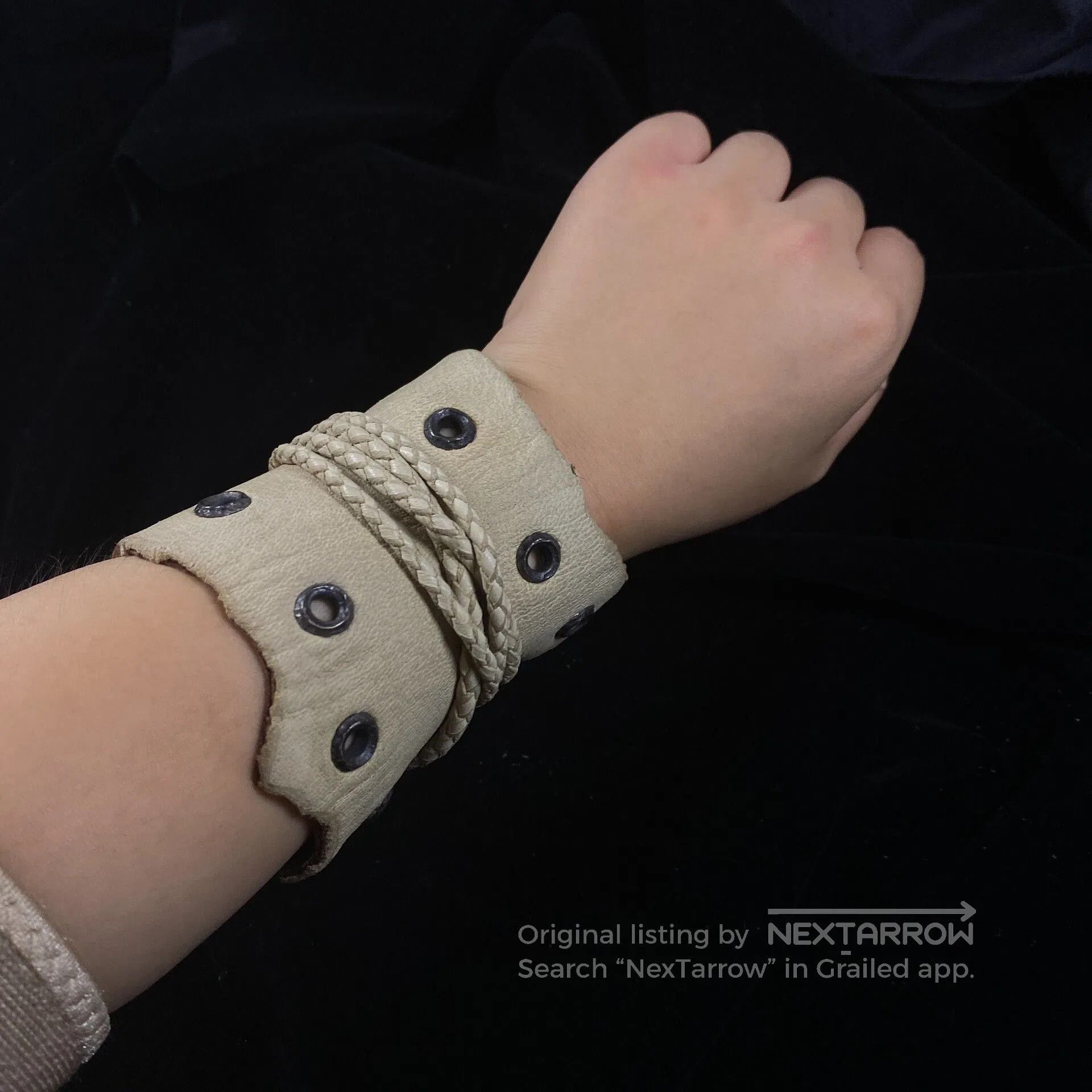 Other Wildheart Leather Bracelet Wristband. Size ONE SIZE - 6 Thumbnail