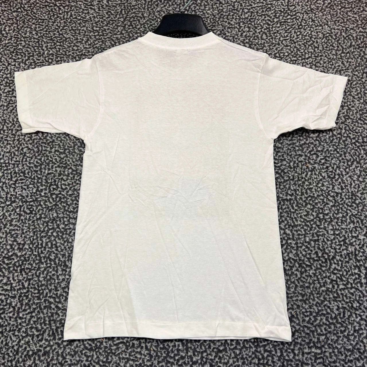 Fruit Of The Loom Vintage Tropical Birds Shirt Men Small White Deadstock New Size US S / EU 44-46 / 1 - 2 Thumbnail
