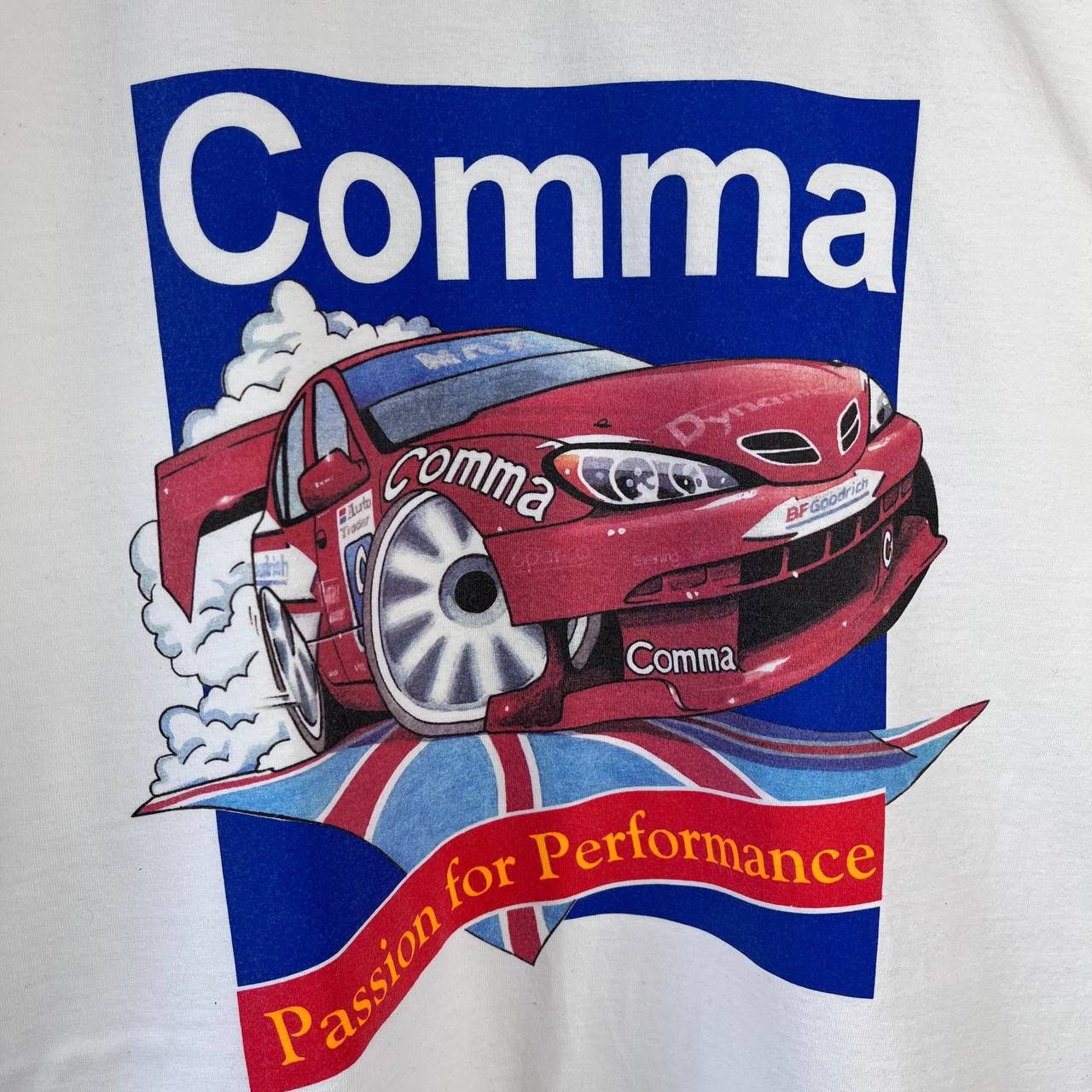DRIFTER × Formula 1 90s Comma Team Dynamics Sparco Motorsport Rally T Shirt Size US XL / EU 56 / 4 - 4 Thumbnail