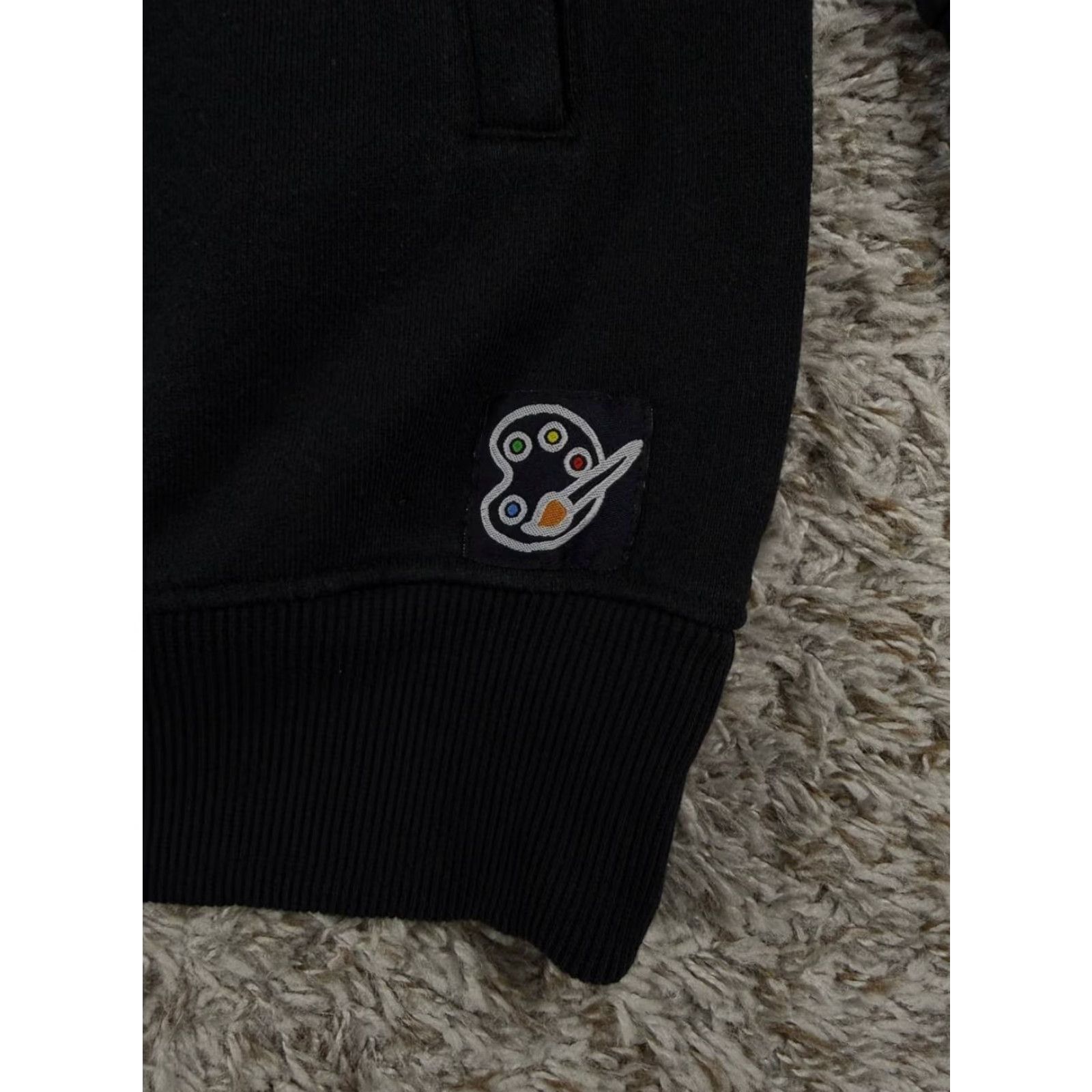 Logo 7 VINTAGE The Museum DC Embroidered Logo Black Hoodie Men's 2XL Cold? Size US XXL / EU 58 / 5 - 4 Thumbnail