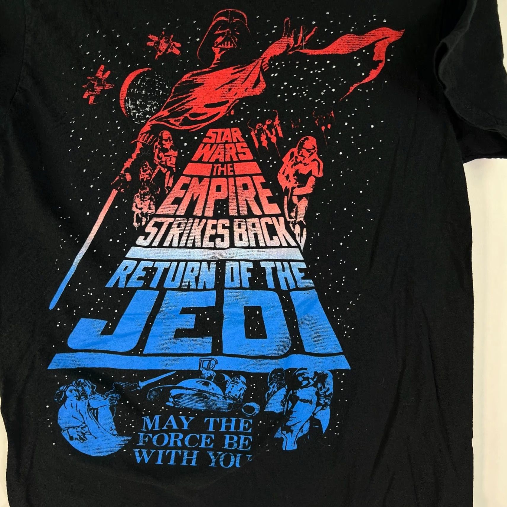Star Wars Star Wars Shirt Adult Size S Black Darth Vader Stormtrooper Graphic Tee Men Size US S / EU 44-46 / 1 - 2 Thumbnail