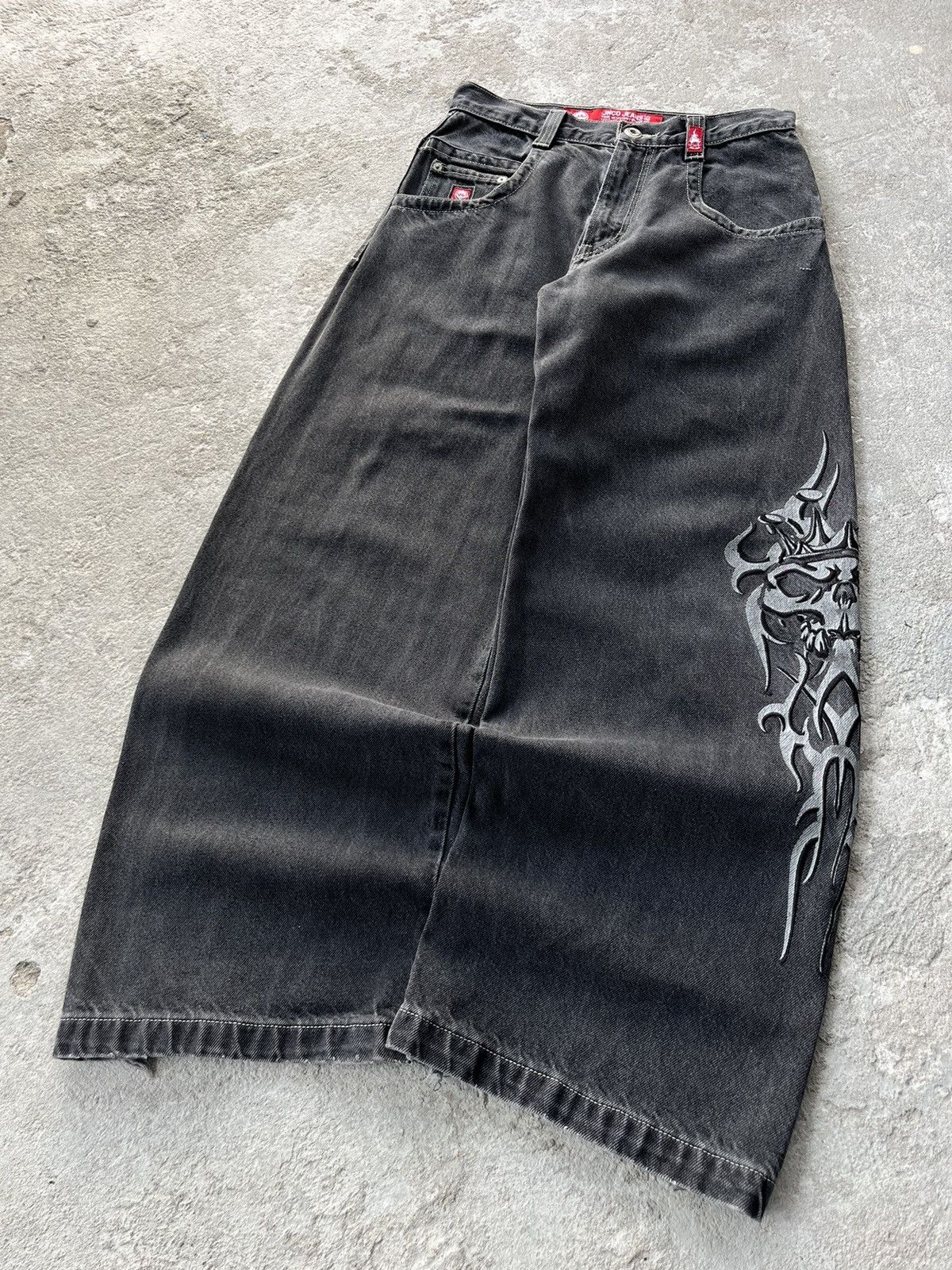JNCO Jnco Skull Tribals Size US 30 / EU 46 - 4 Thumbnail