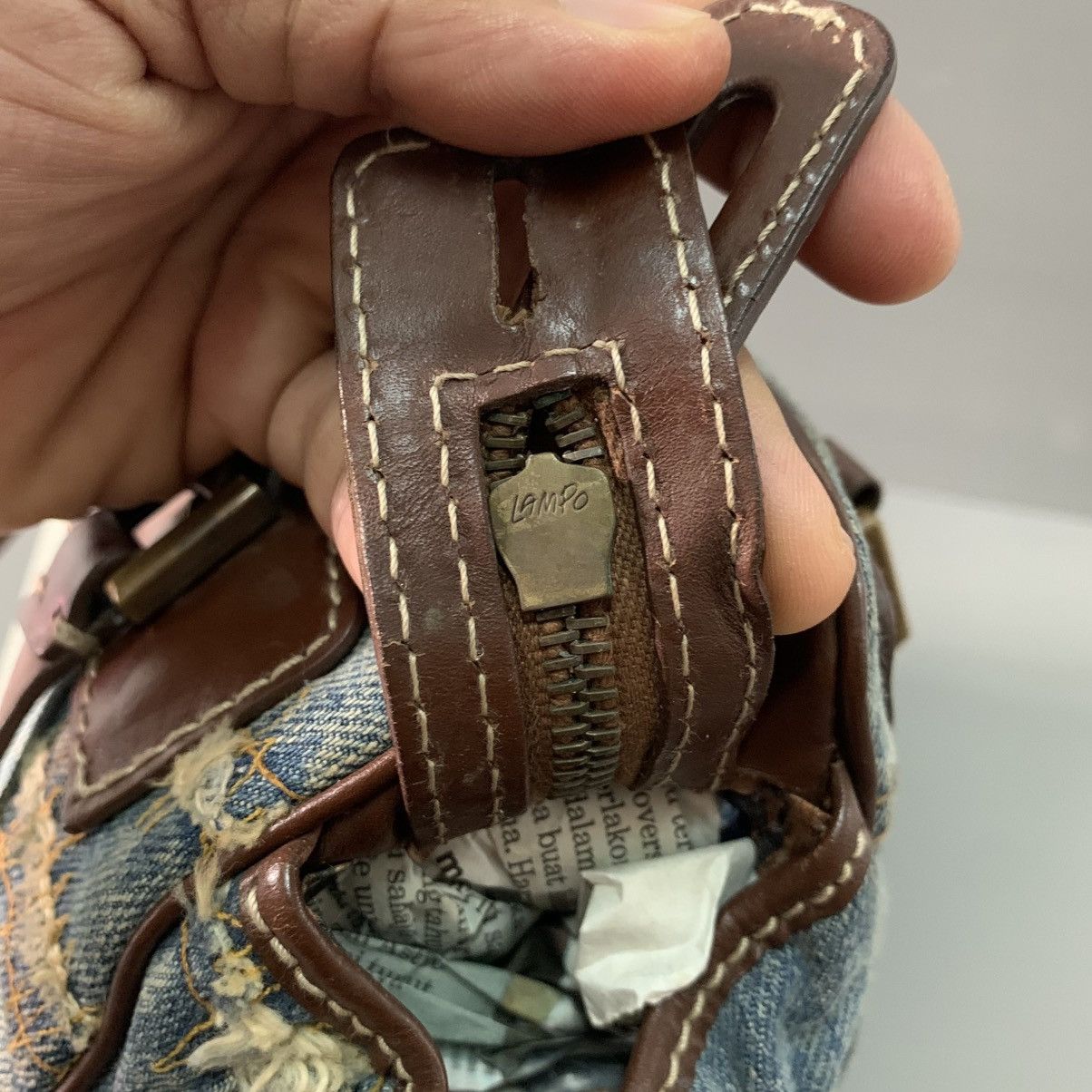 Dolce & Gabbana Dolce & Gabbana Denime Handbag Size ONE SIZE - 10 Thumbnail