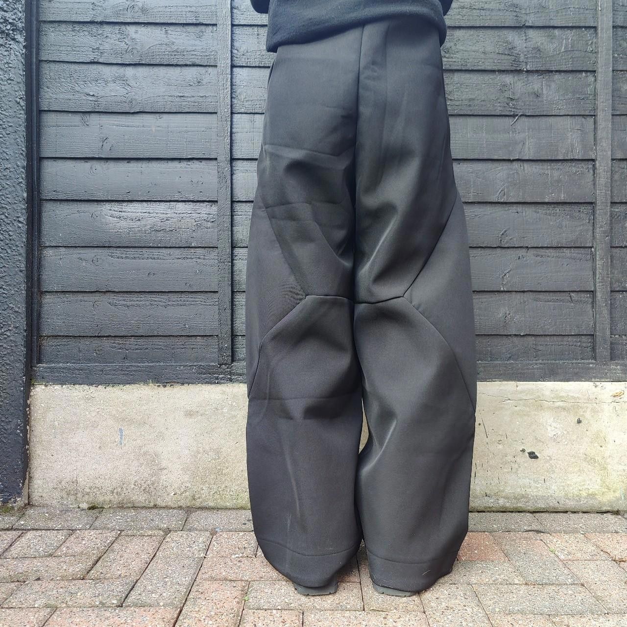 Other Black Wide Leg Pleated Trousers Size US 32 / EU 48 - 5 Thumbnail