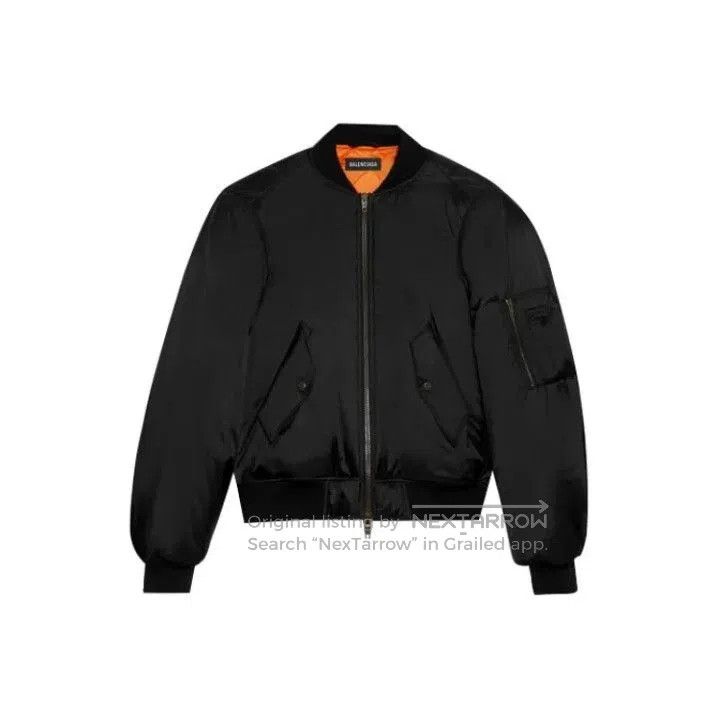 Balenciaga Balenciaga Men's Black Pilot Jacket. Size US L / EU 52-54 / 3 - 1 Thumbnail
