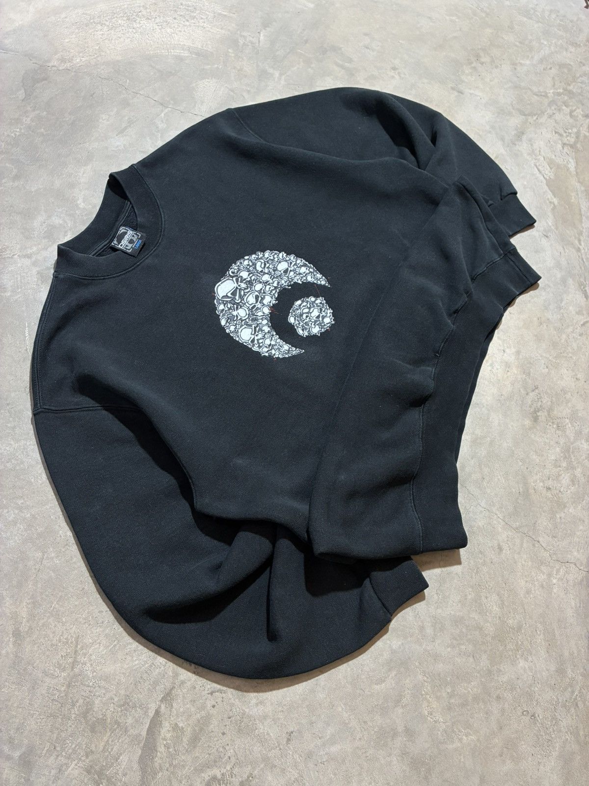 Osiris Osiris skull crewneck sweatshirt black L y2k skateboarding Size US L / EU 52-54 / 3 - 1 Thumbnail