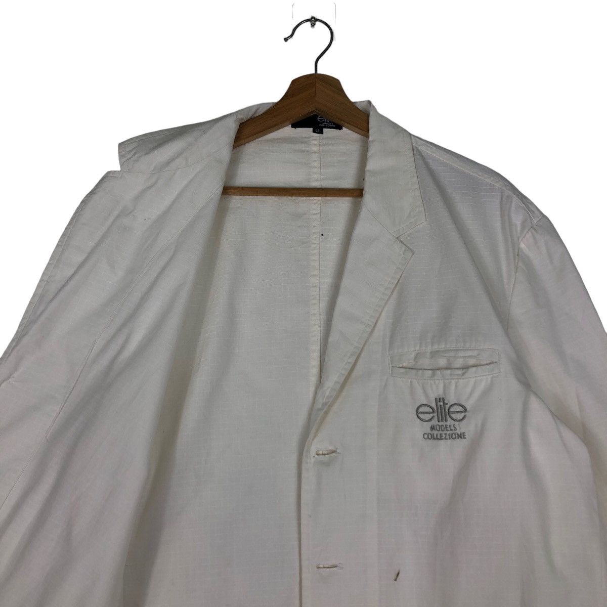 Japanese Brand 🔥Vintage Chore Jacket Elite Models Collezione Issey Miyake Size US L / EU 52-54 / 3 - 10 Thumbnail