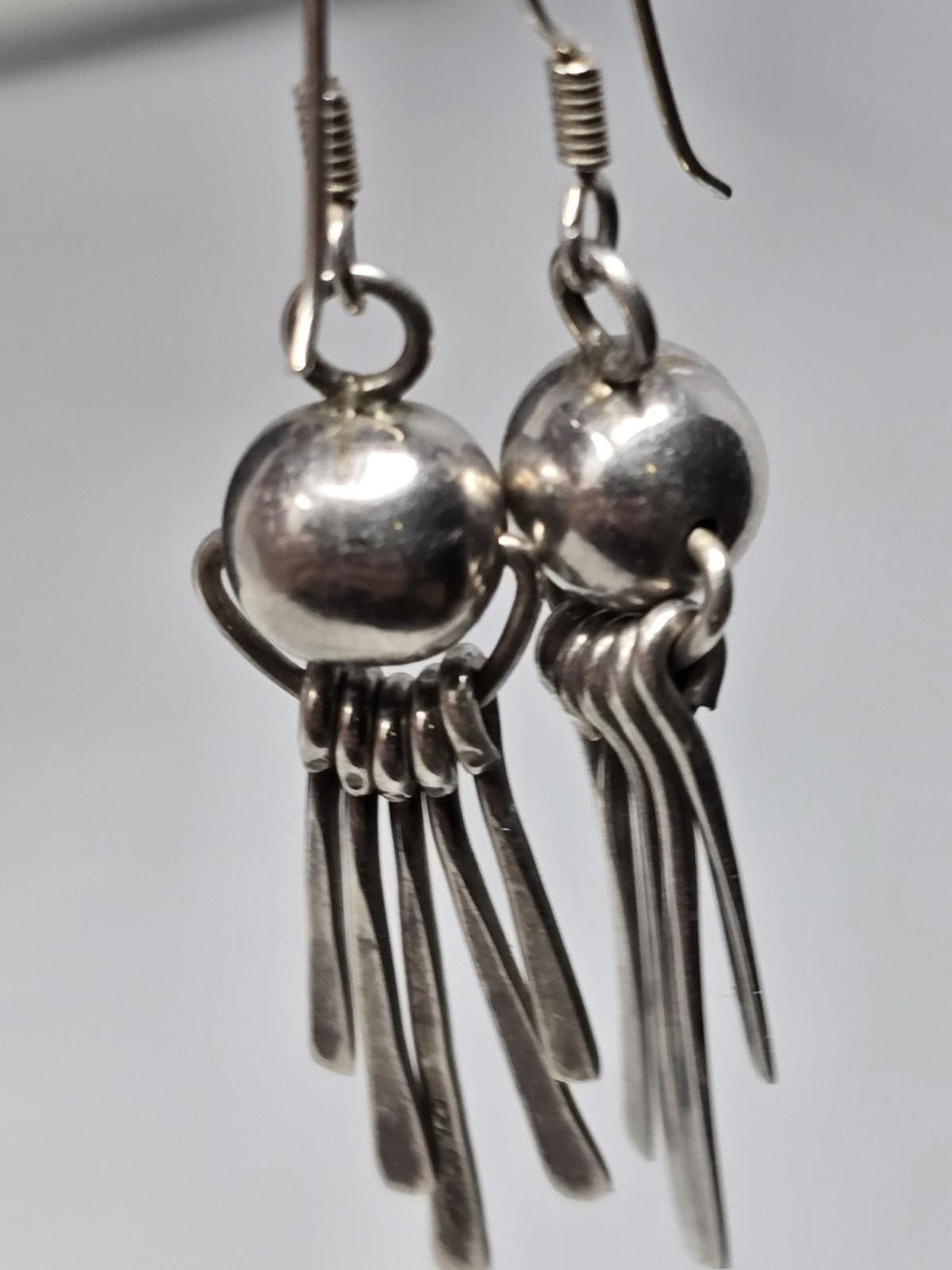 Studio D'Artisan Sterling Silver Artisan Statement Shimmer Chandelier Earring Size ONE SIZE - 4 Thumbnail