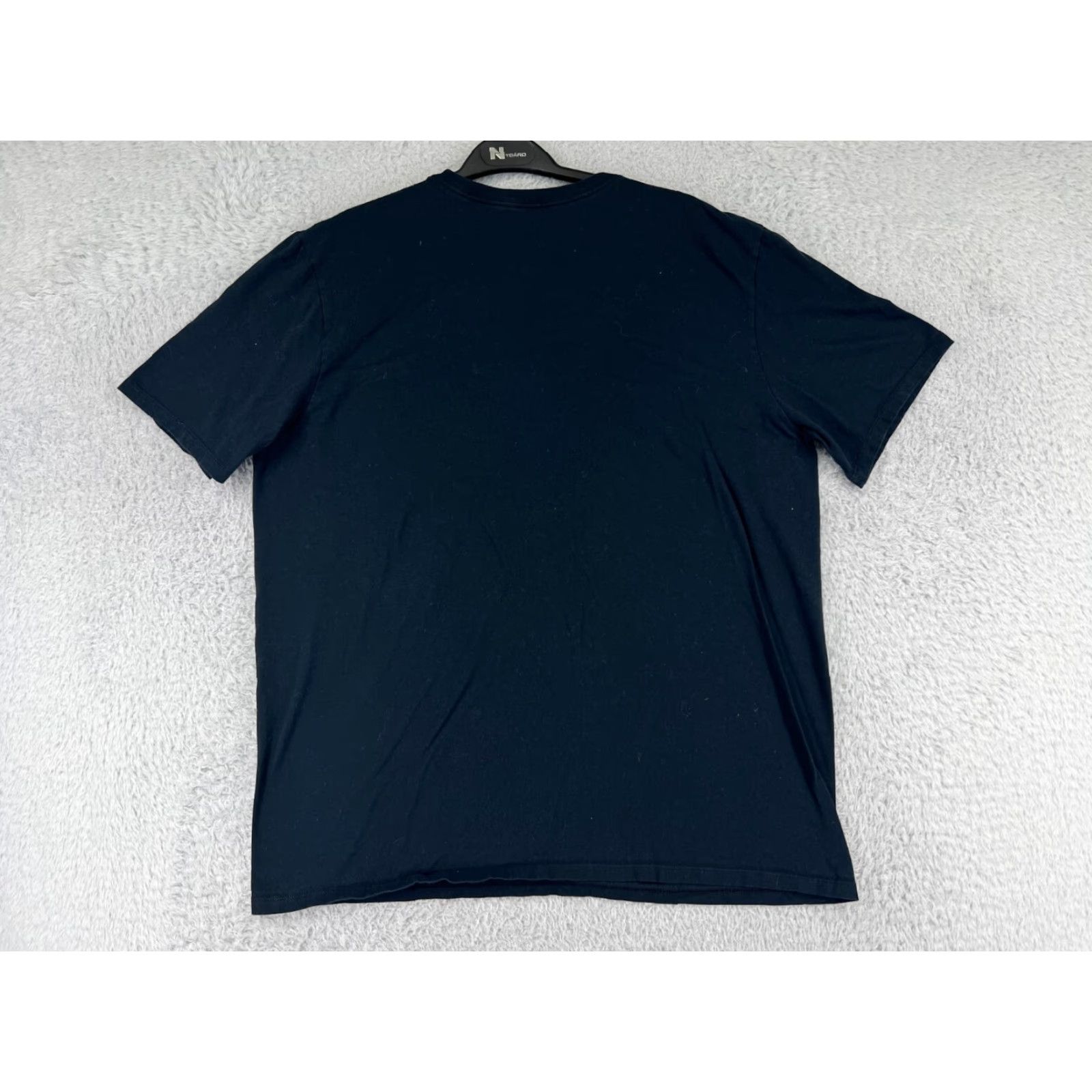 Nike Nike Shirt Mens XL Black Spellout Graphic Print Swoosh Cotton Crew Neck T-Shirt Logo Sports Retro Outdoor Size US XL / EU 56 / 4 - 2 Thumbnail