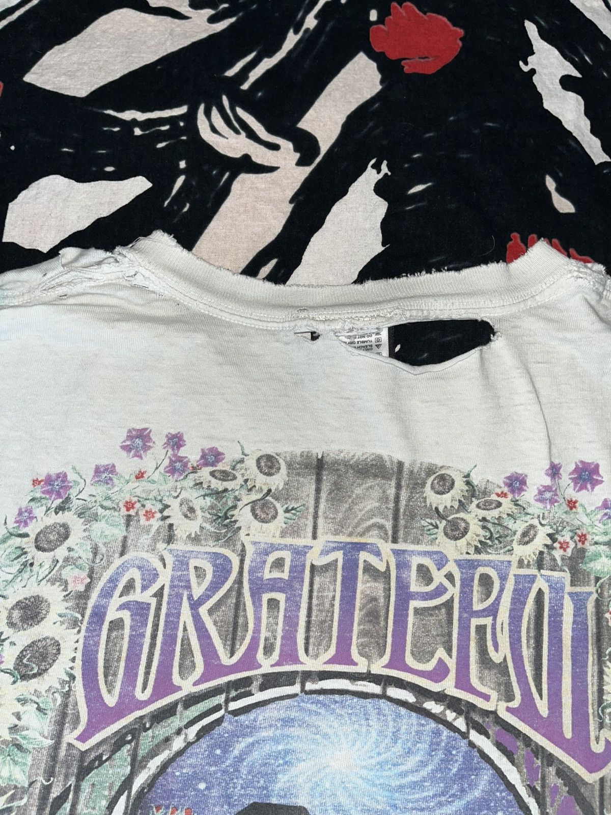 Vintage Crazy 90’s Faded Thrashed Distressed ERD Grateful Dead Tee Size US XXL / EU 58 / 5 - 8 Thumbnail