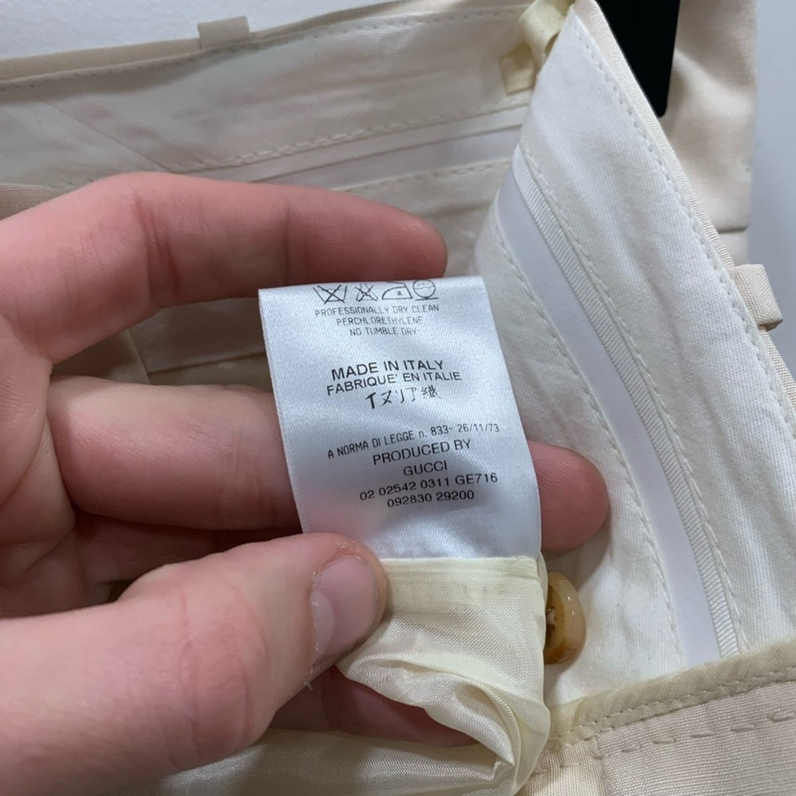 Gucci Vintage Gucci Tom Ford Beige Tan Knee Length Skirt NWT 38 2 Size 26" / US 2 / IT 38 - 8 Thumbnail