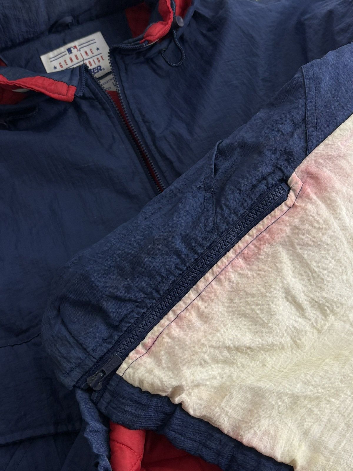 Starter Vintage Boston Red Sox Puffer Jacket 1990s Size US L / EU 52-54 / 3 - 24 Thumbnail