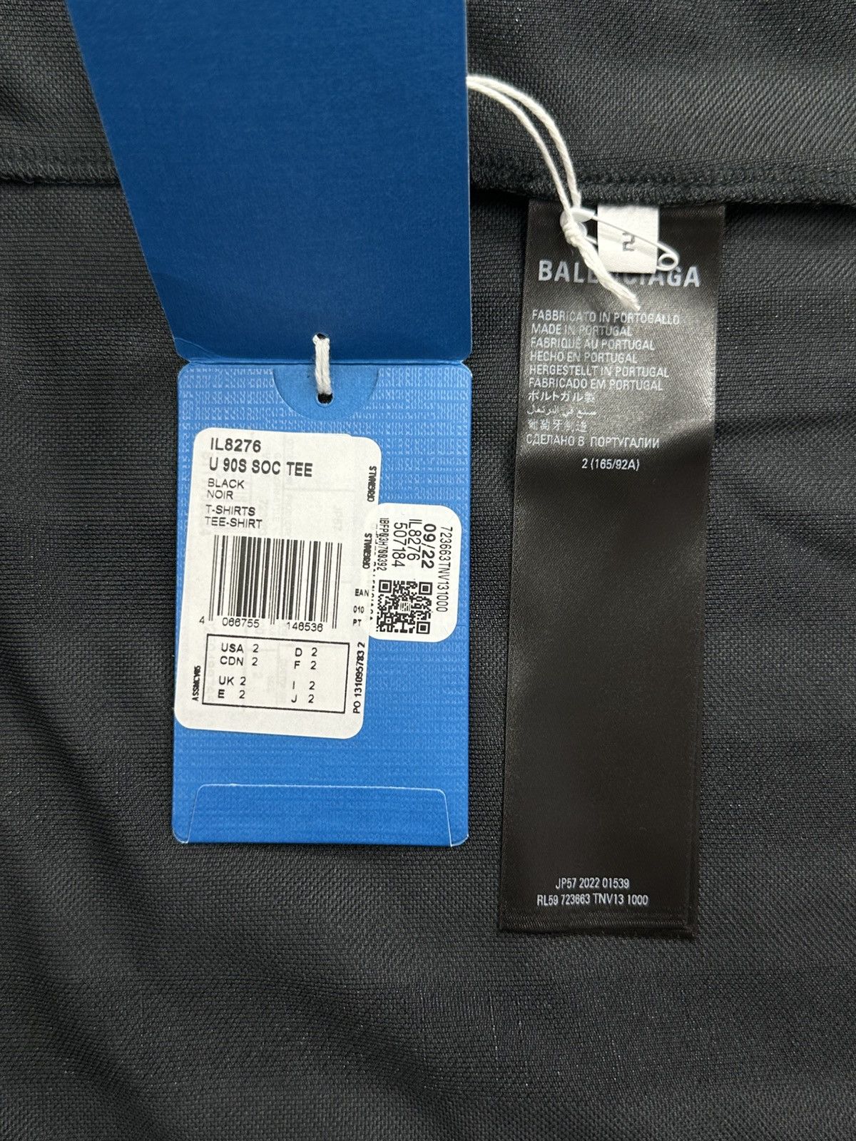 Balenciaga Balenciaga Adidas Football/ Soccer Jersey Black Size US M / EU 48-50 / 2 - 6 Thumbnail