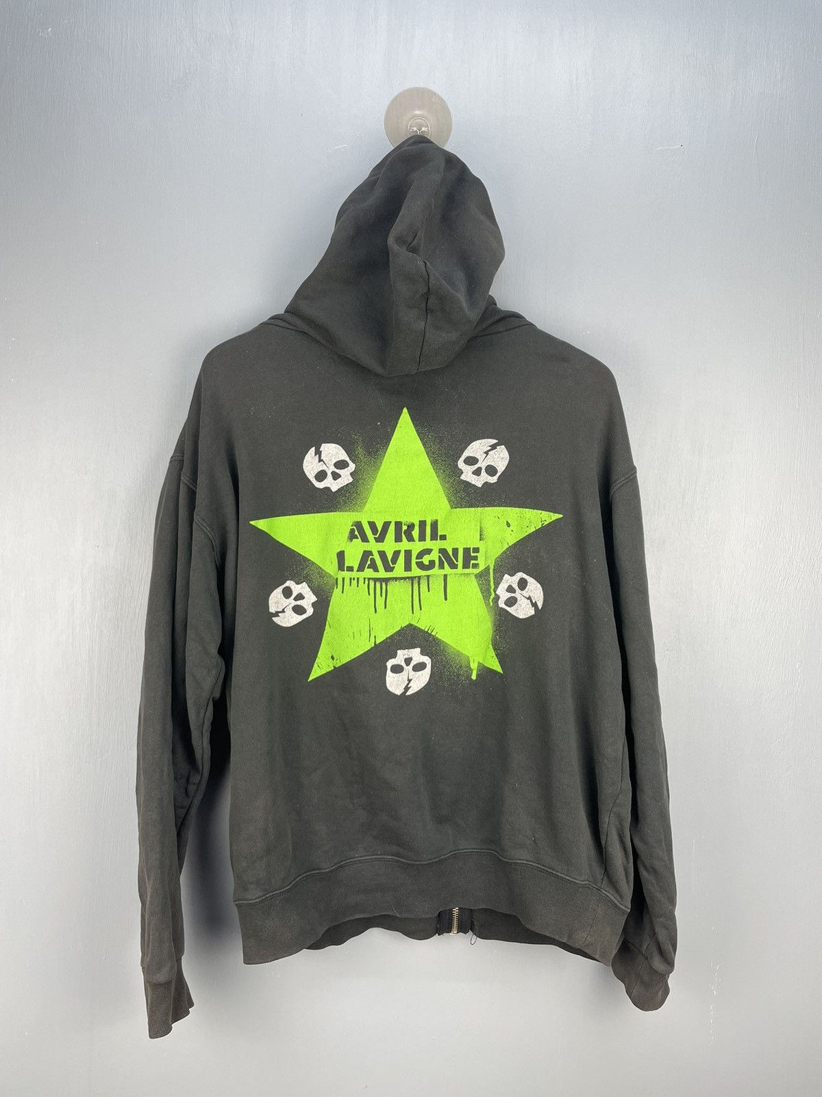 Vintage Avril Lavigne zip up hoodie