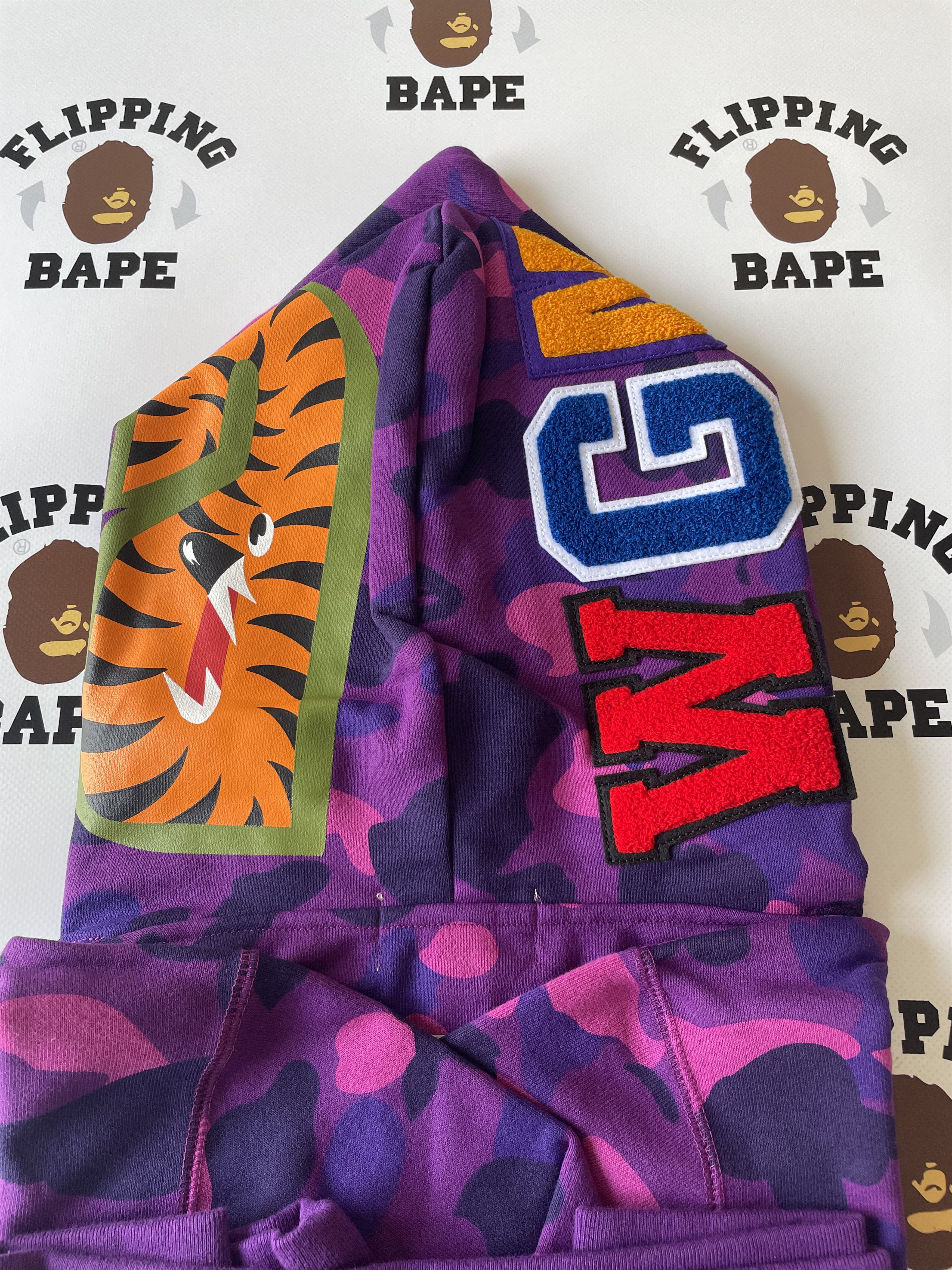 Bape BAPE COLOR CAMO SHARK PULLOVER HOODIE SS24 Size US XL / EU 56 / 4 - 4 Thumbnail