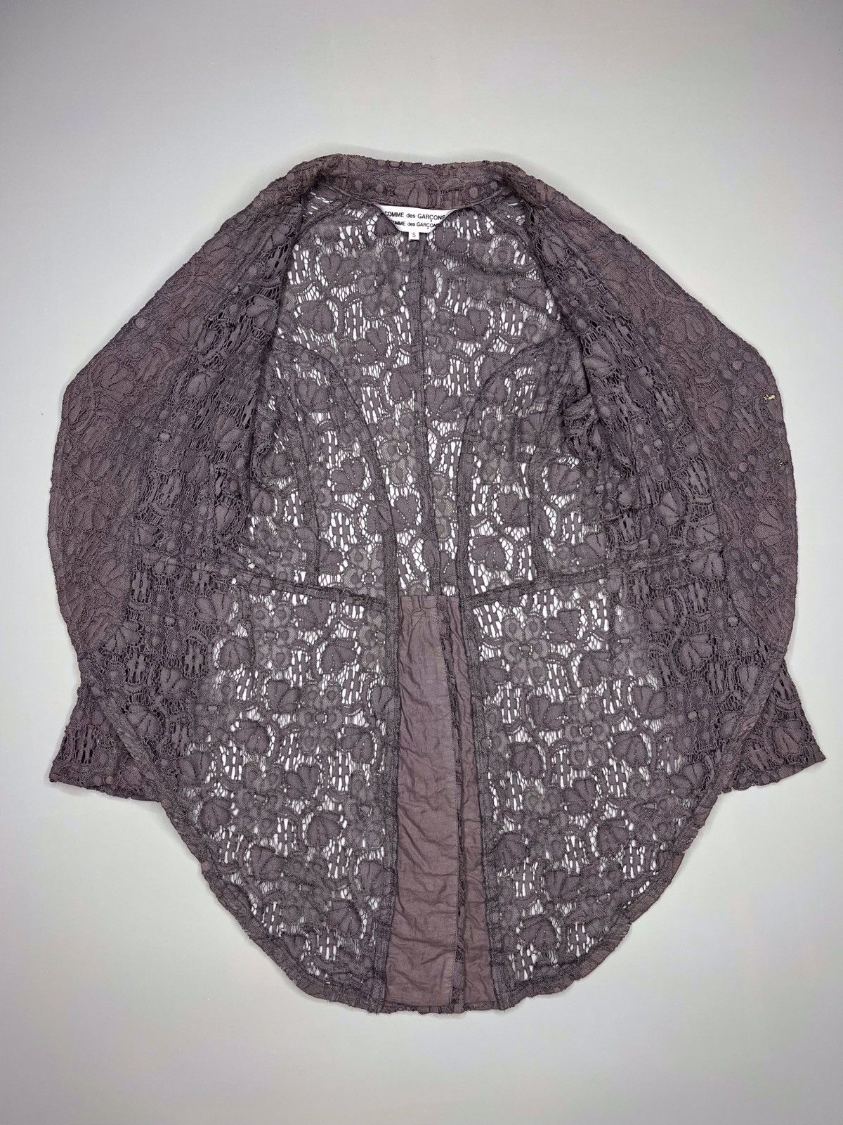 Comme des Garcons RARE Comme Des Garcons Lace Coat Archive Size S / US 4 / IT 40 - 9 Thumbnail